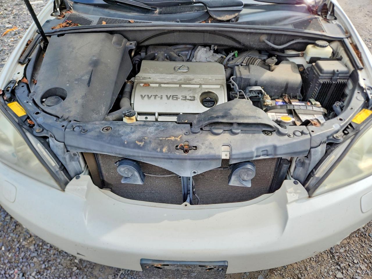 2005 Lexus Rx 330 White vin: 2T2HA31U55C040456