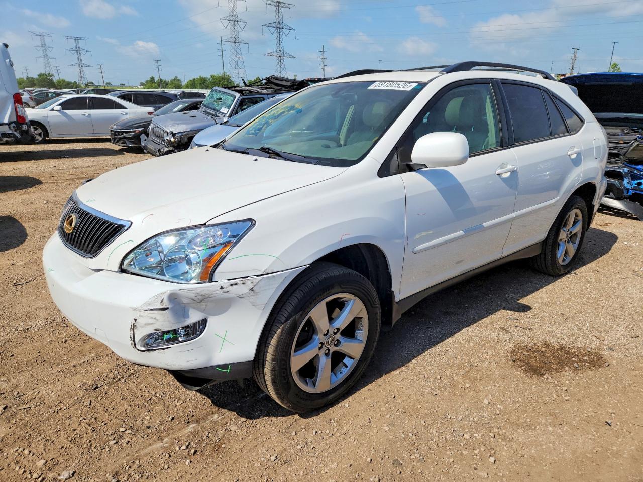 2005 Lexus Rx 330 White vin: 2T2HA31U55C042899