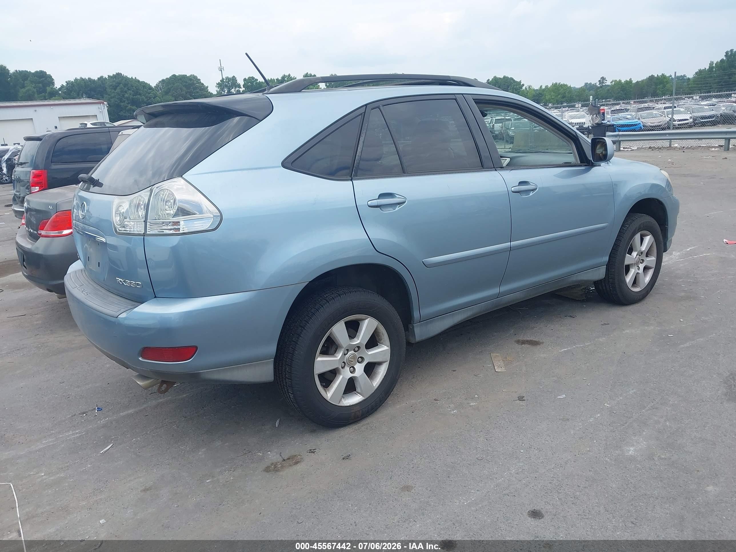 2005 Lexus Rx 330   Light Blue vin: 2T2HA31U55C045866