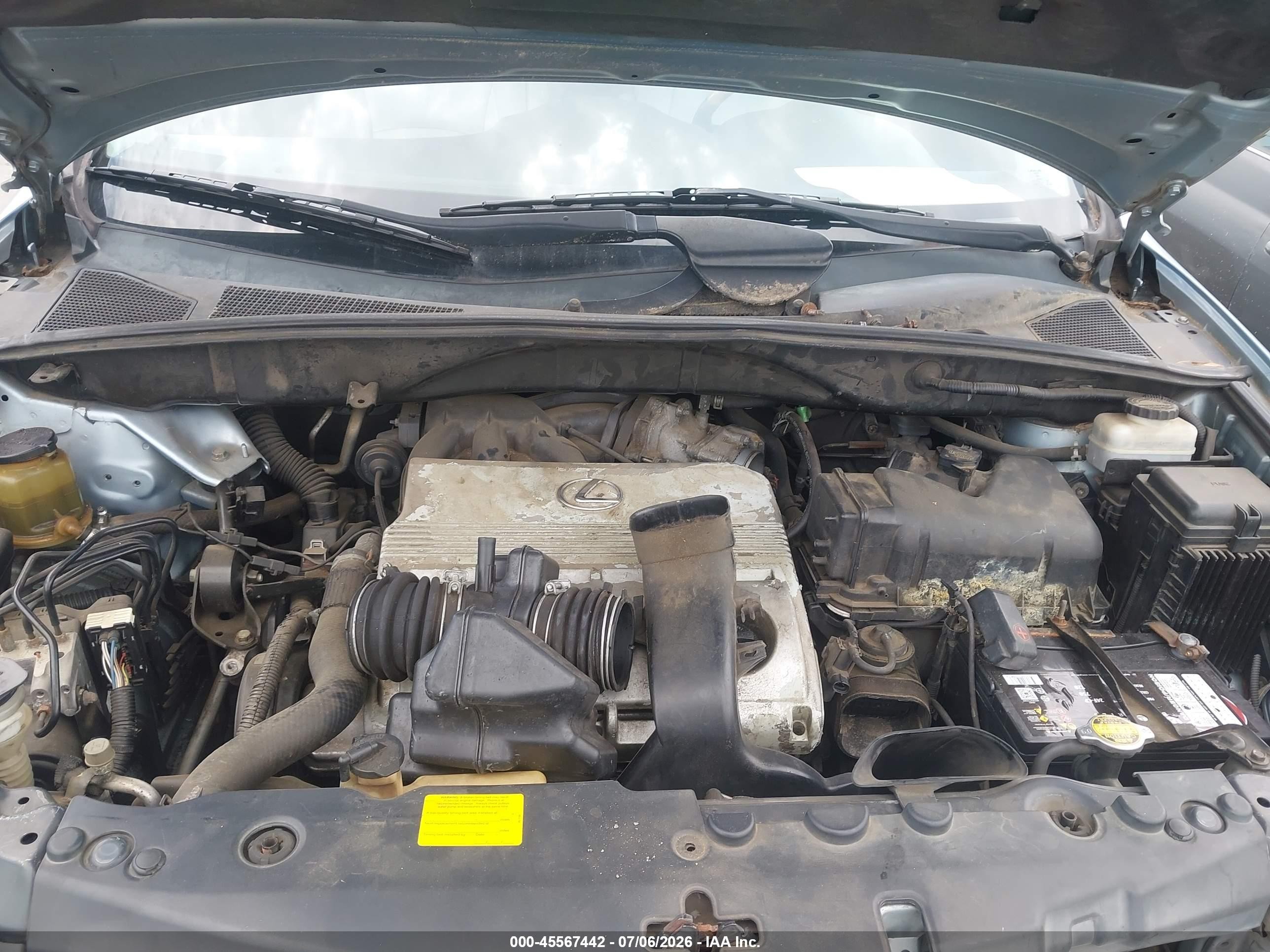2005 Lexus Rx 330   Light Blue vin: 2T2HA31U55C045866