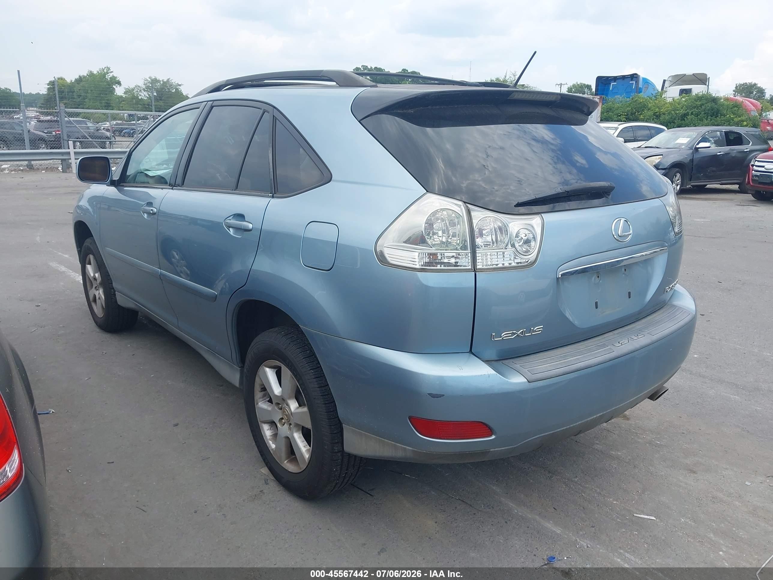 2005 Lexus Rx 330   Light Blue vin: 2T2HA31U55C045866