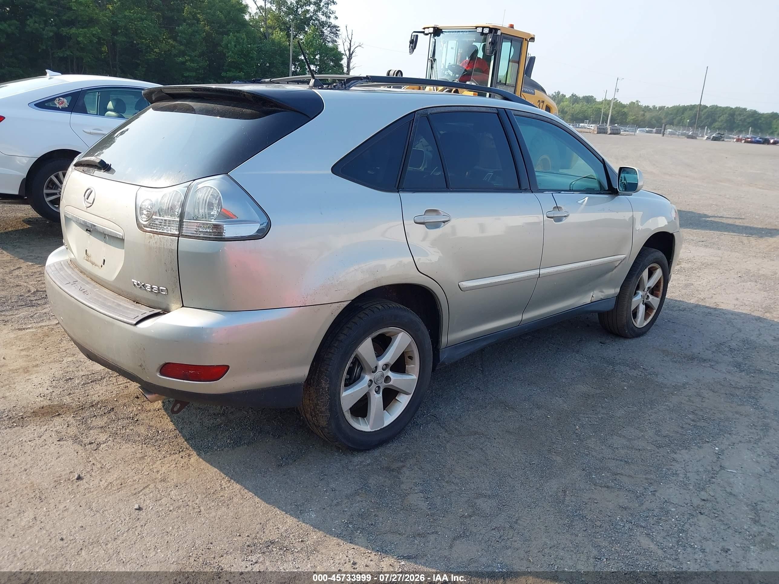 2005 Lexus Rx 330   Silver vin: 2T2HA31U55C049805