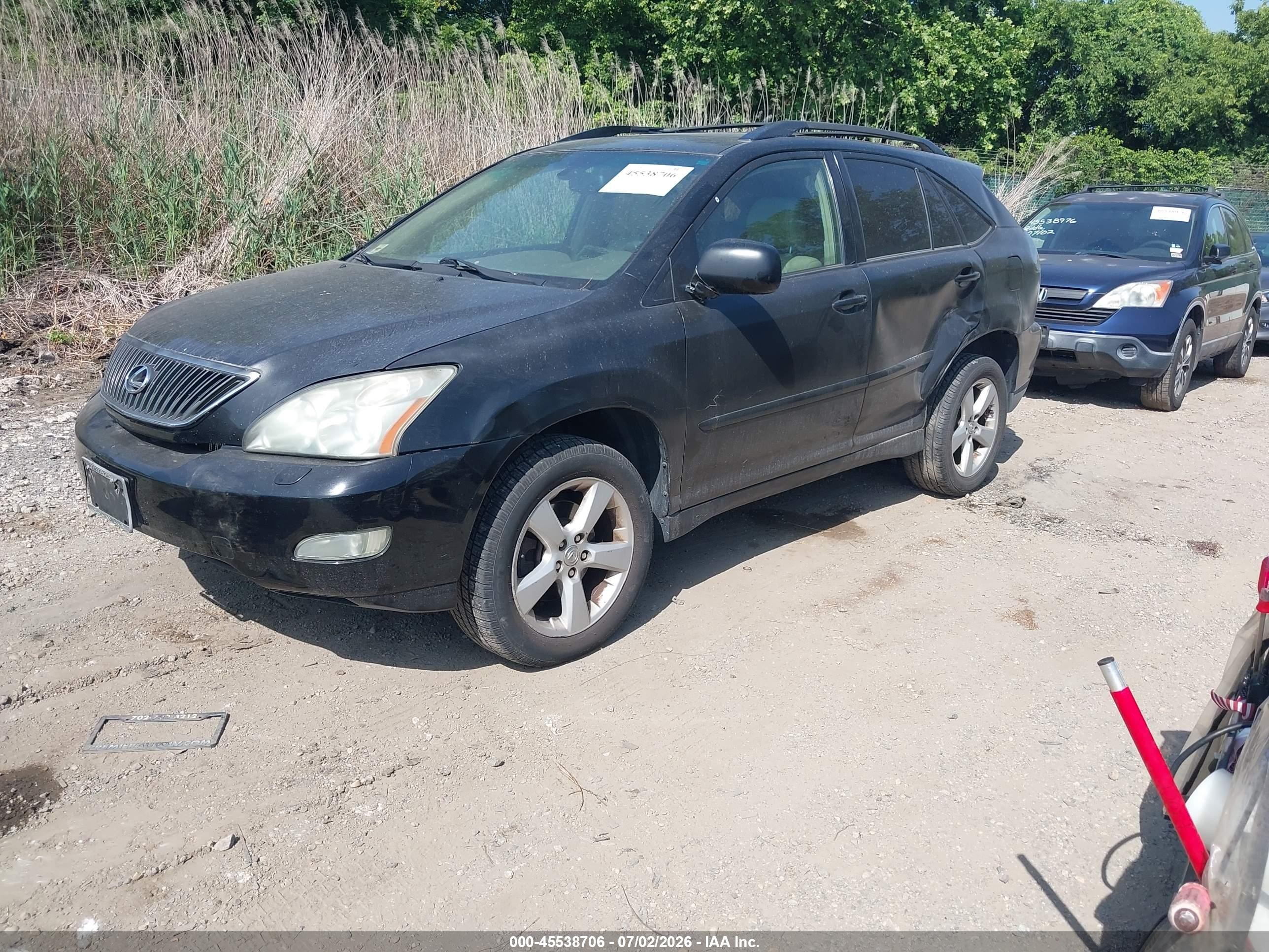 2005 Lexus Rx 330   Black vin: 2T2HA31U55C055488