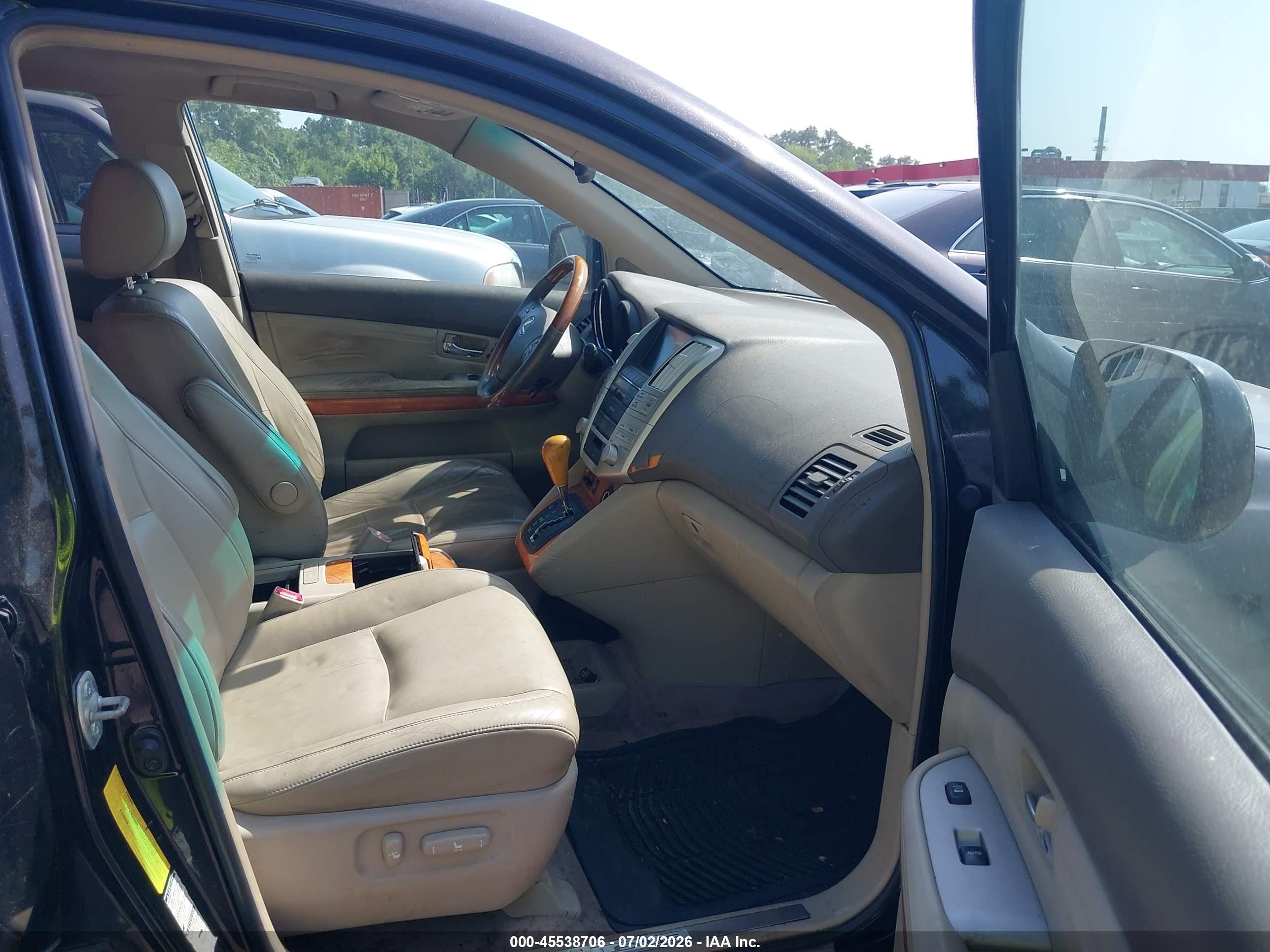 2005 Lexus Rx 330   Black vin: 2T2HA31U55C055488