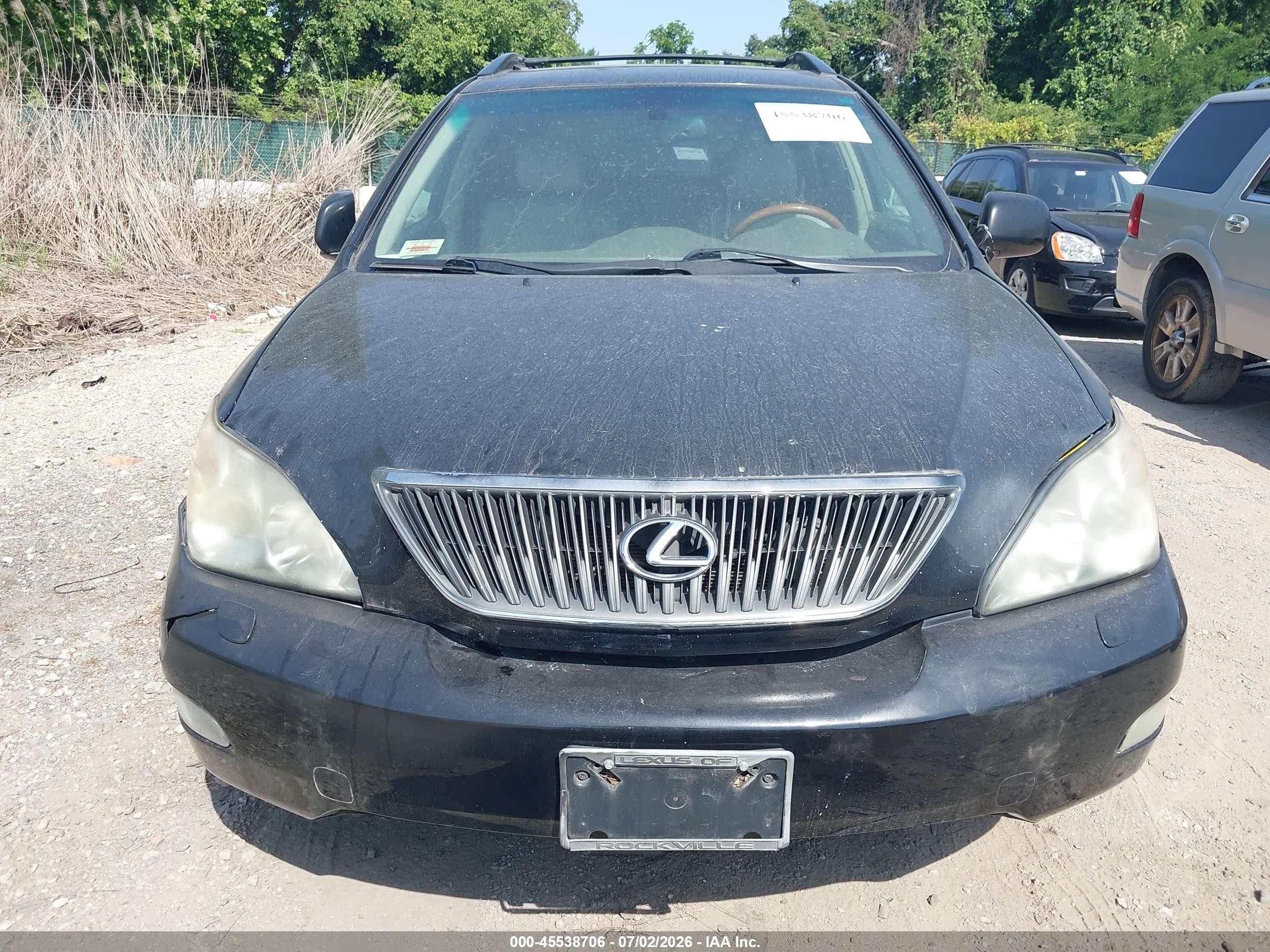 2005 Lexus Rx 330   Black vin: 2T2HA31U55C055488