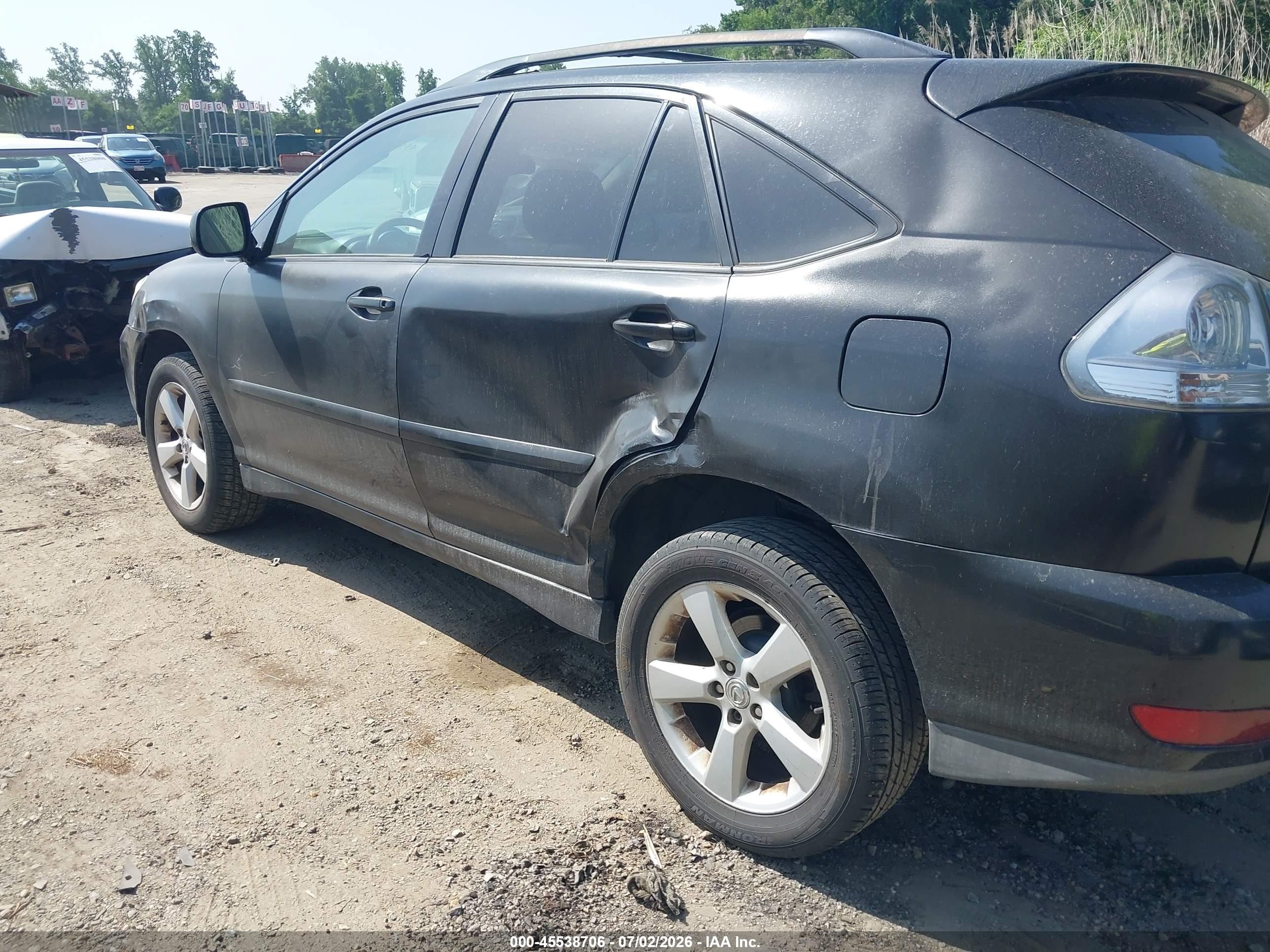 2005 Lexus Rx 330   Black vin: 2T2HA31U55C055488