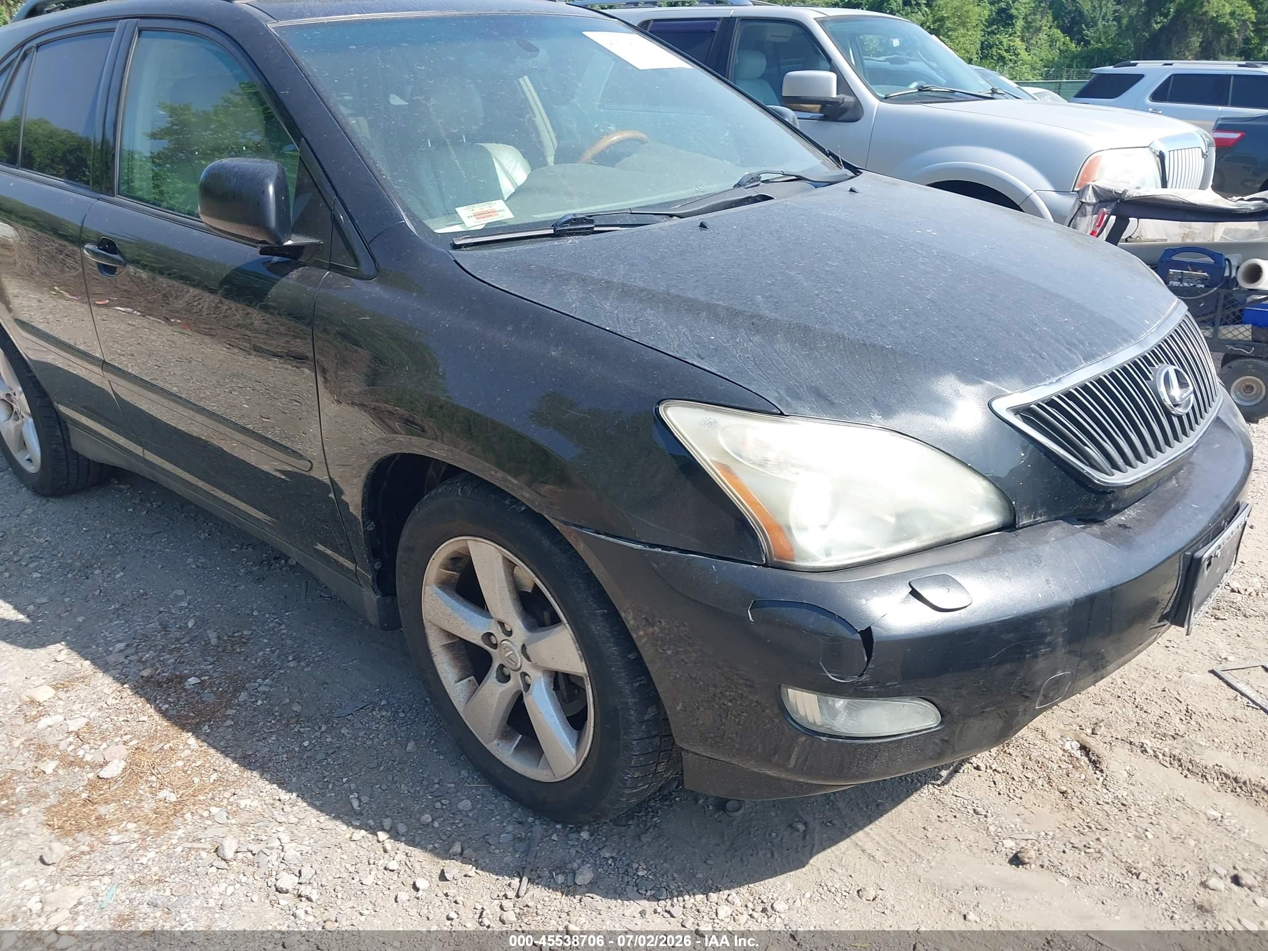 2005 Lexus Rx 330   Black vin: 2T2HA31U55C055488