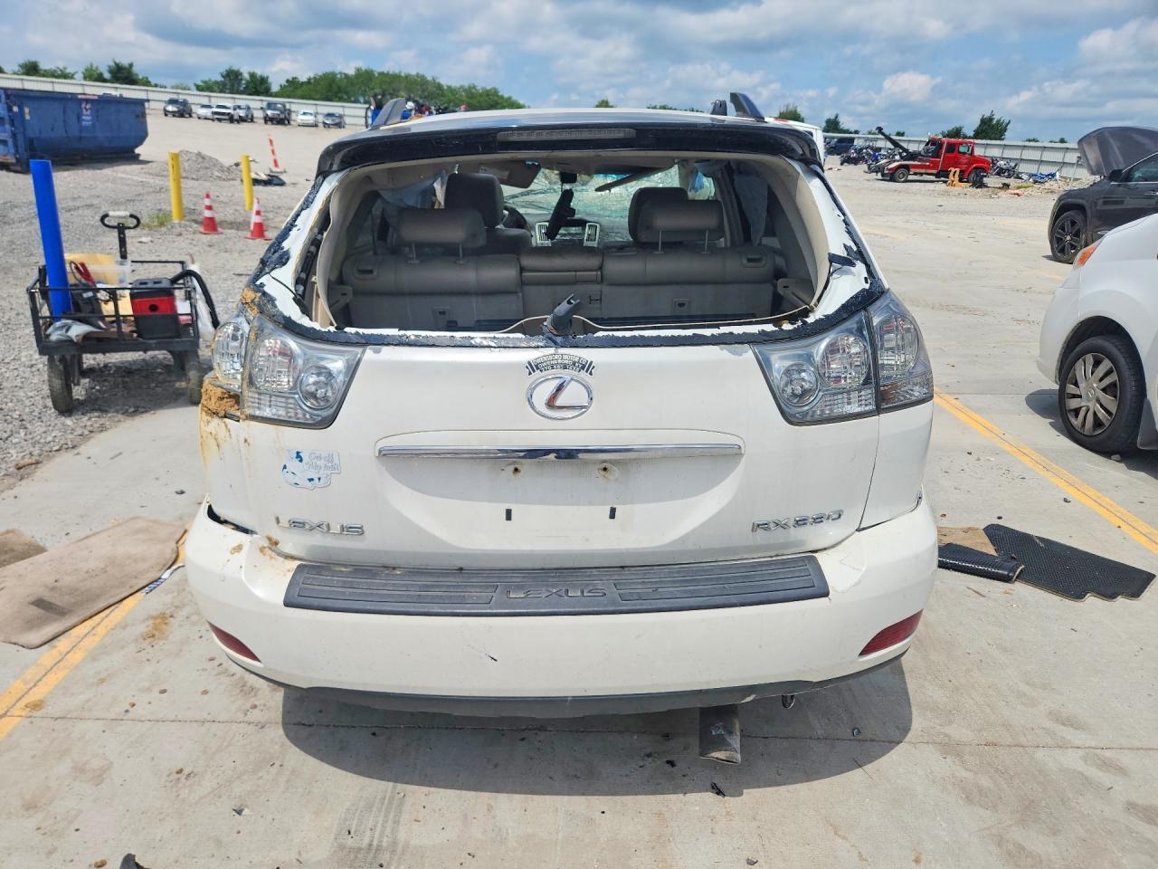 2005 Lexus Rx 330 White vin: 2T2HA31U55C057662