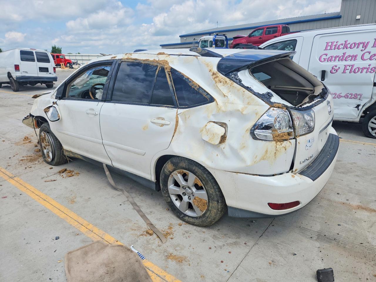2005 Lexus Rx 330 White vin: 2T2HA31U55C057662