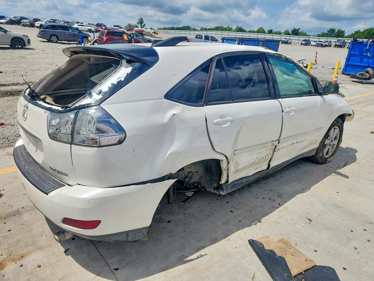 2005 Lexus Rx 330 White vin: 2T2HA31U55C057662