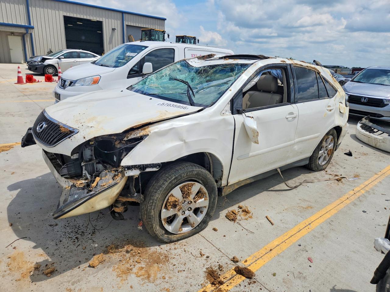 2005 Lexus Rx 330 White vin: 2T2HA31U55C057662