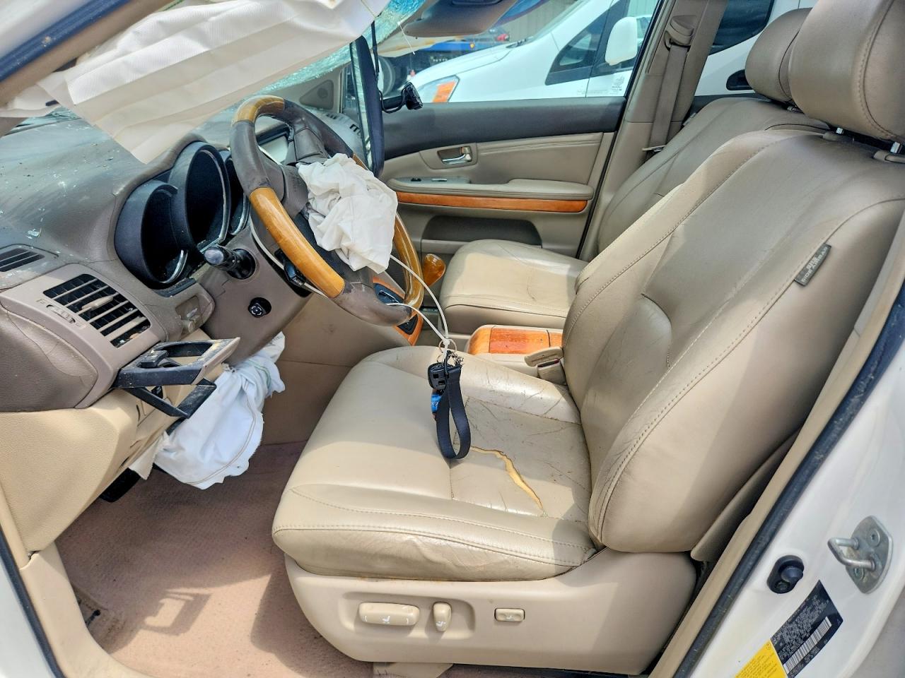 2005 Lexus Rx 330 White vin: 2T2HA31U55C057662