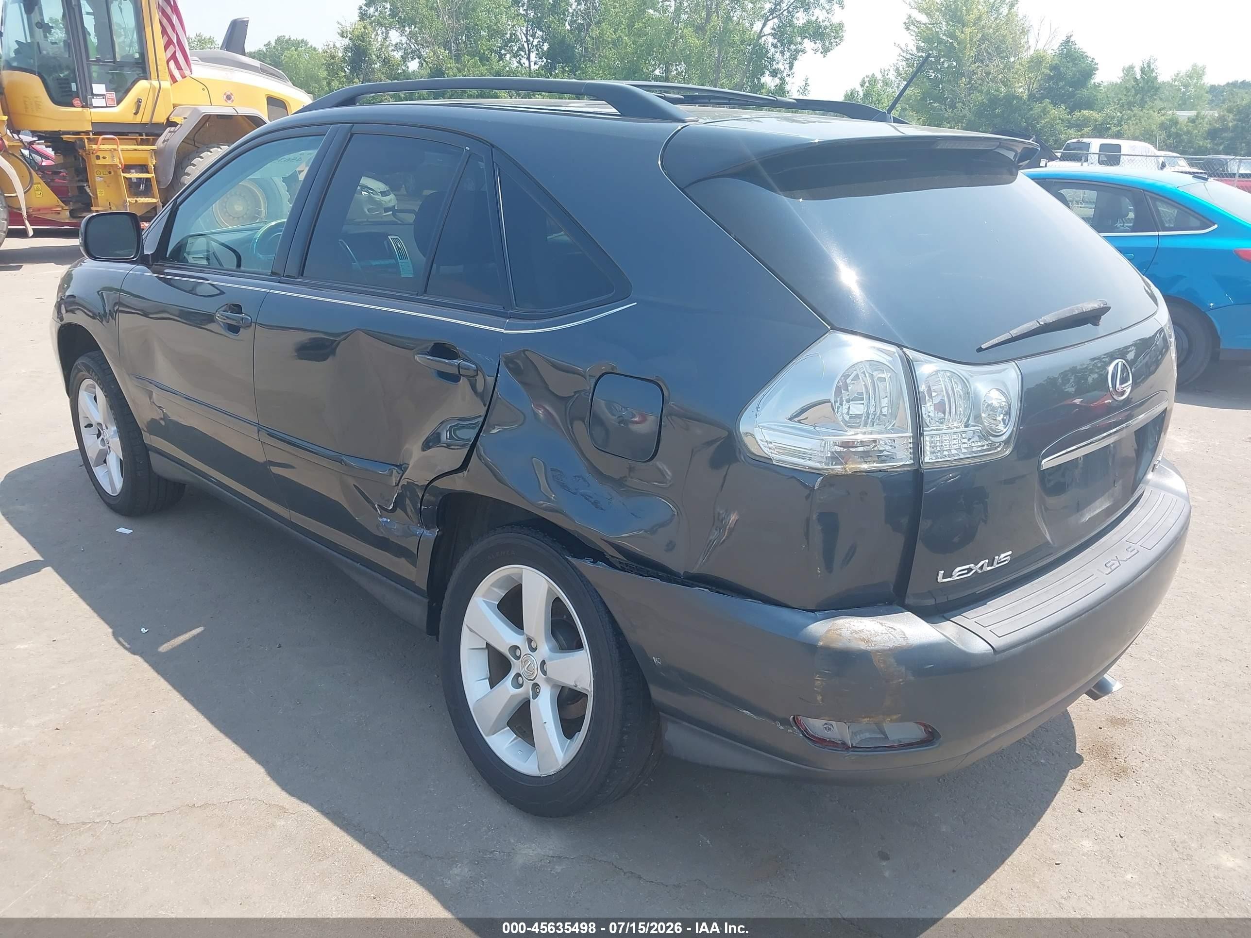 2005 Lexus Rx 330   Black vin: 2T2HA31U55C057970