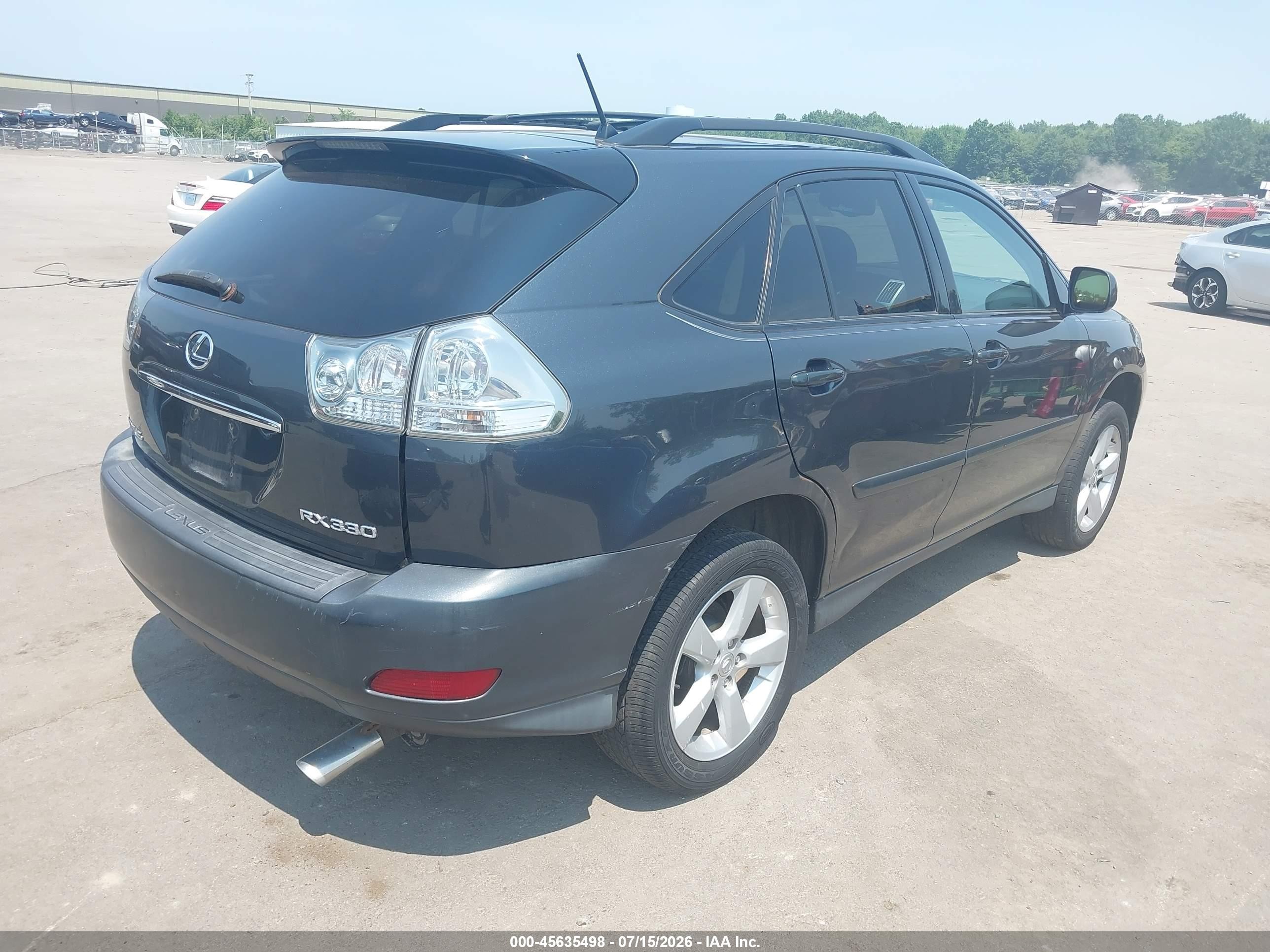 2005 Lexus Rx 330   Black vin: 2T2HA31U55C057970
