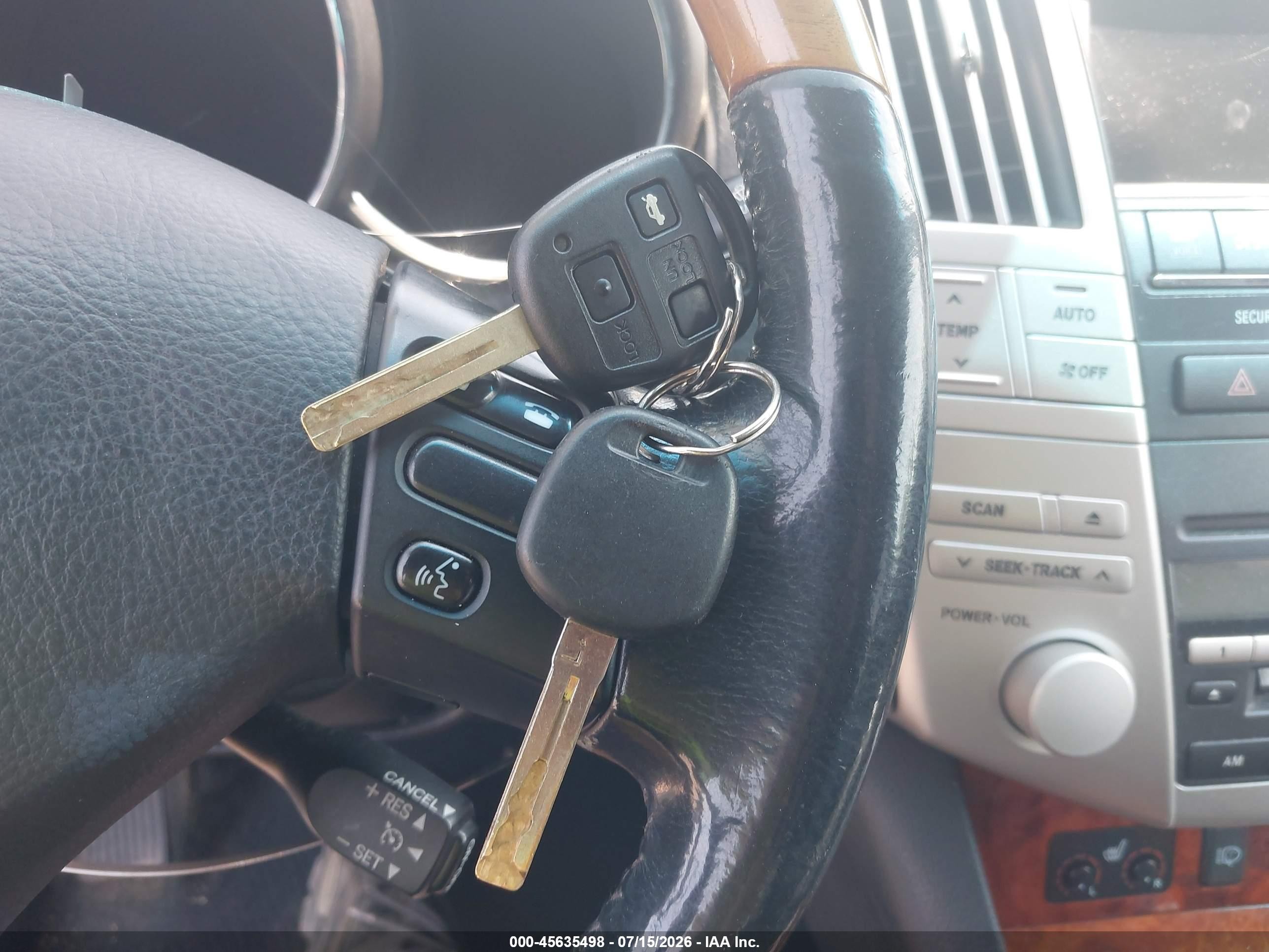 2005 Lexus Rx 330   Black vin: 2T2HA31U55C057970
