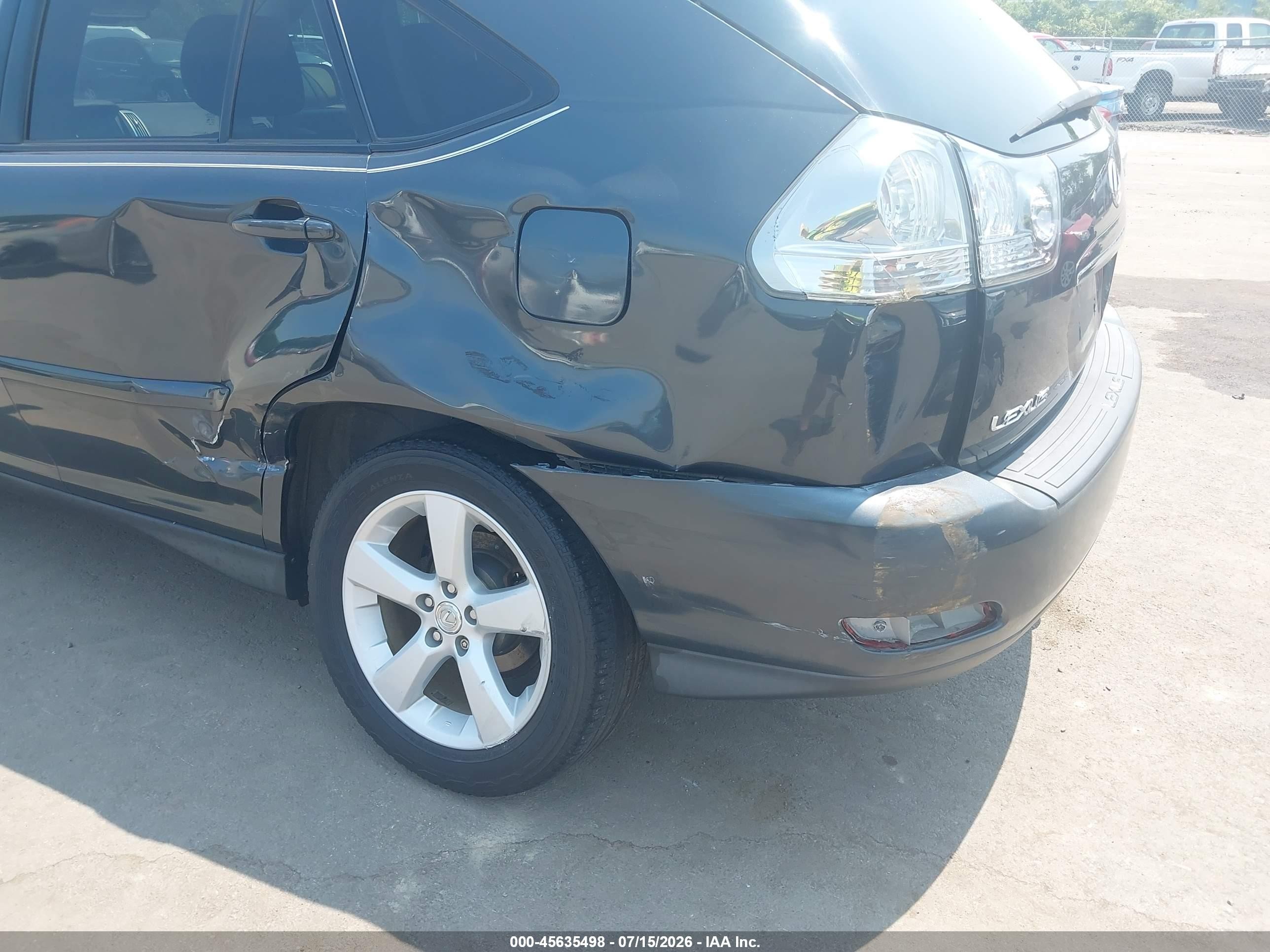 2005 Lexus Rx 330   Black vin: 2T2HA31U55C057970