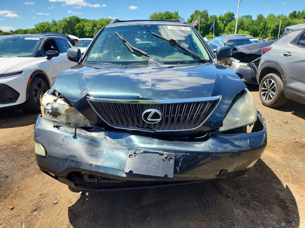 2005 Lexus Rx 330 Зеленый vin: 2T2HA31U55C059069