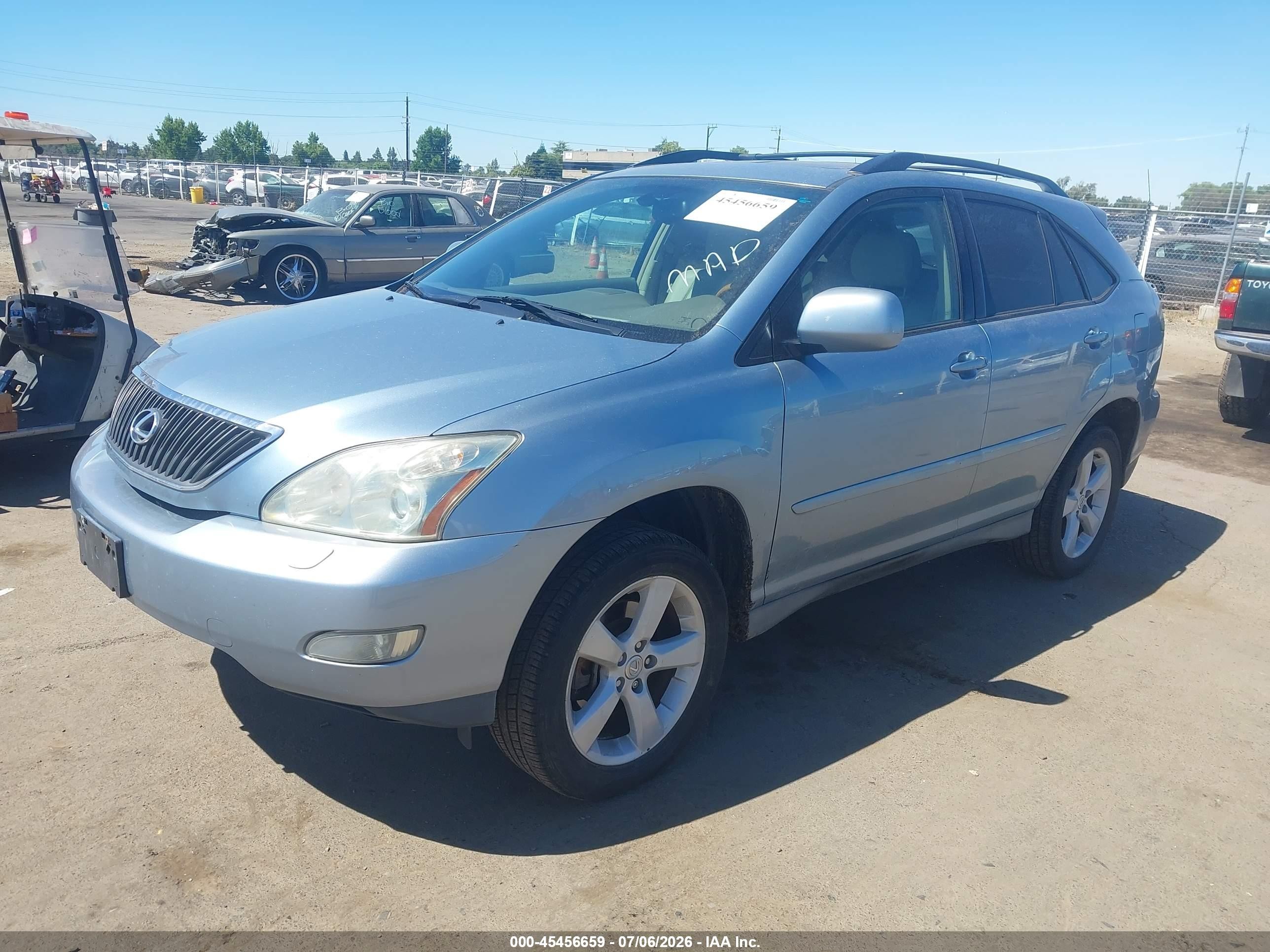 2005 Lexus Rx 330   Blue vin: 2T2HA31U55C080035