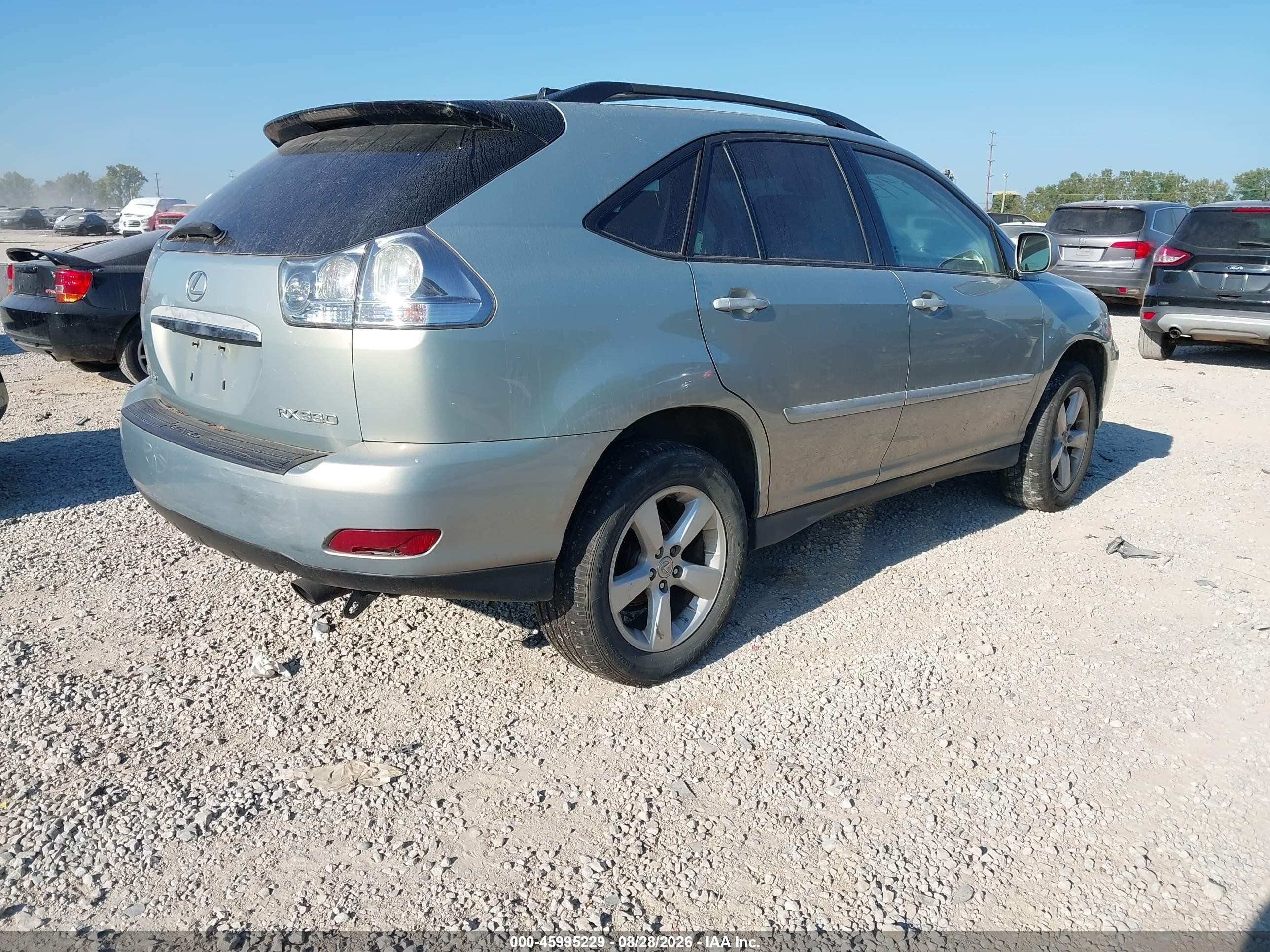 2005 Lexus Rx 330   Желто-коричневый vin: 2T2HA31U55C080410