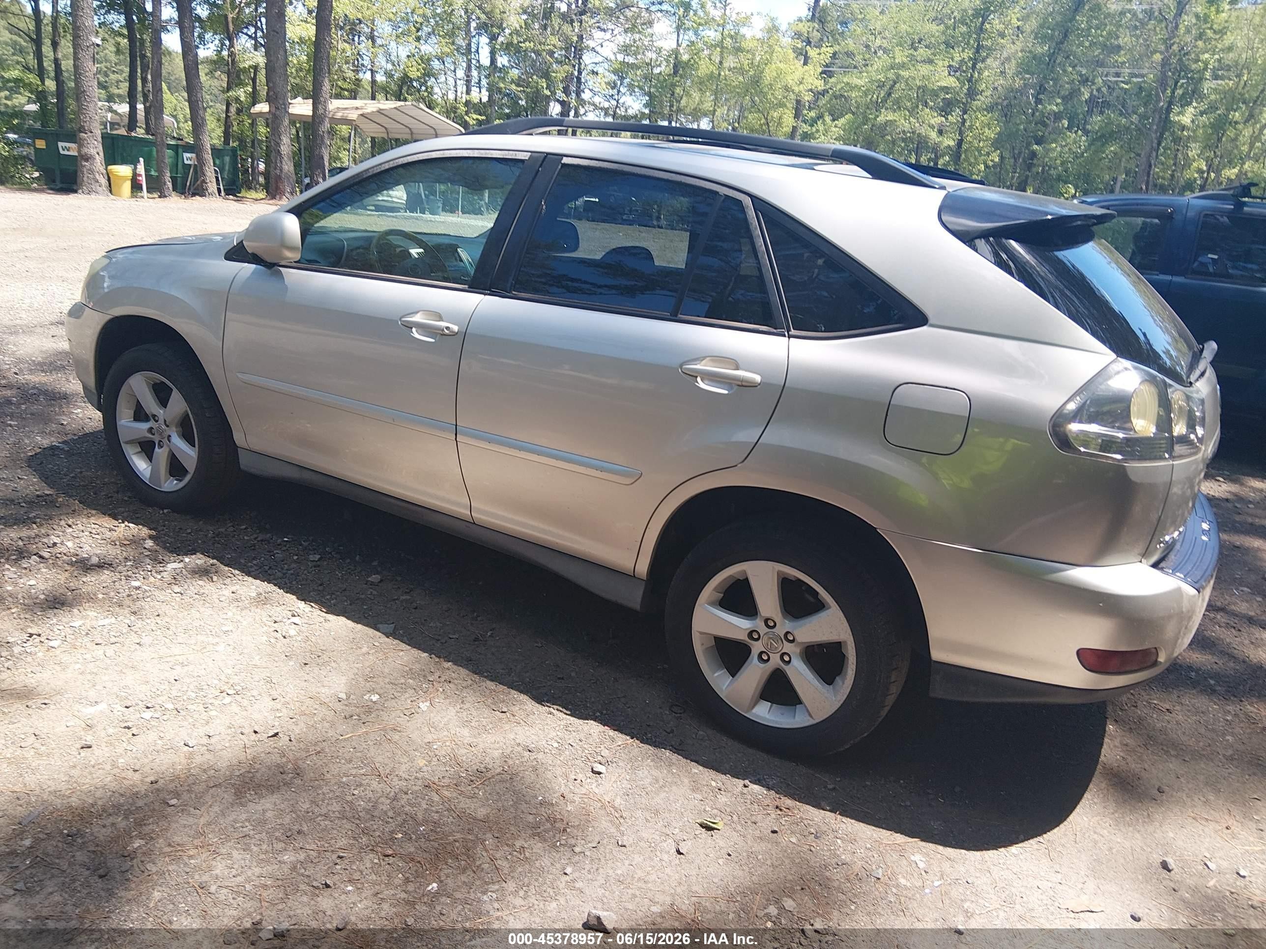 2005 Lexus Rx 330   Silver vin: 2T2HA31U55C081086