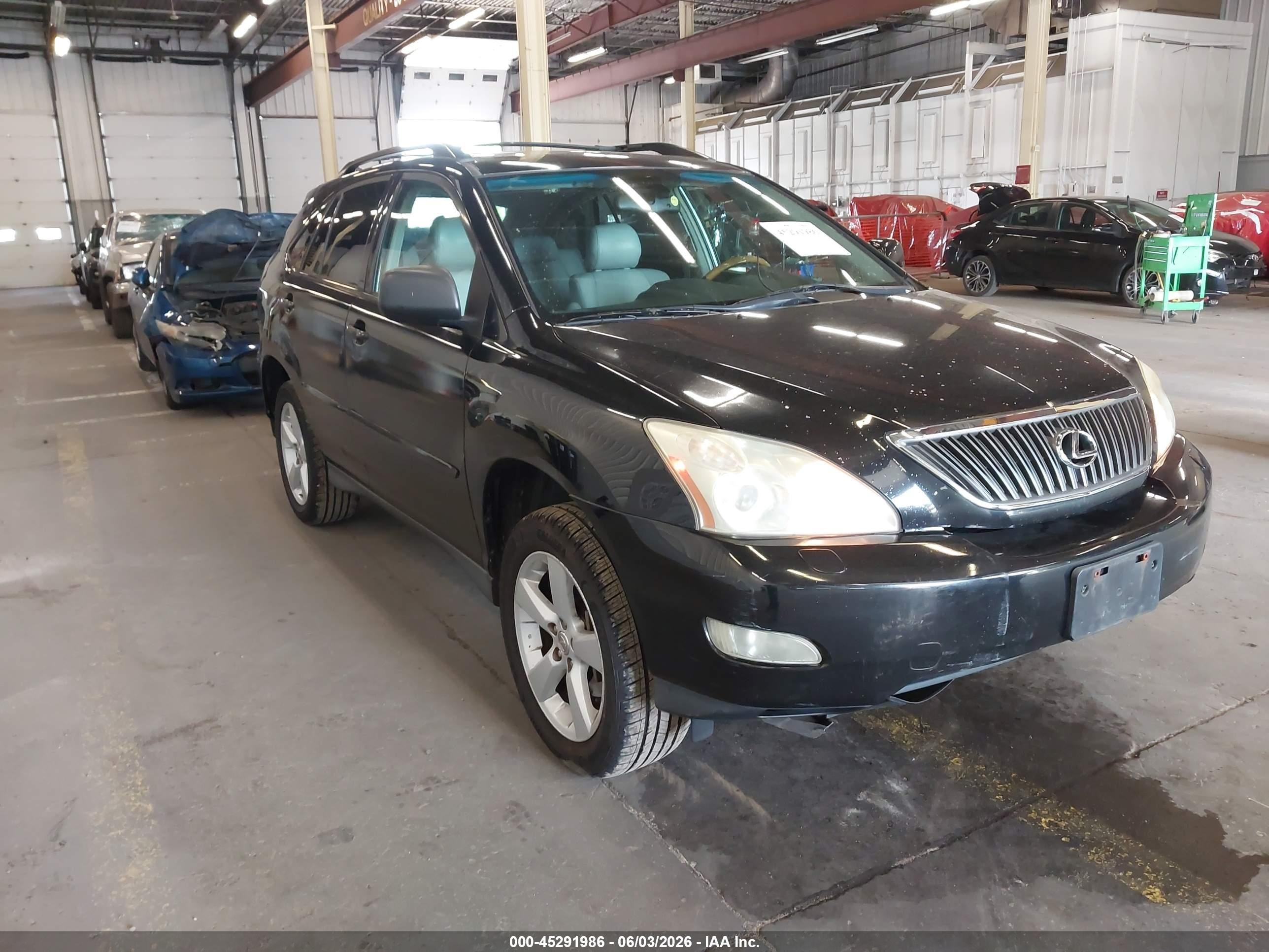 2006 Lexus Rx 330   Black vin: 2T2HA31U56C095233