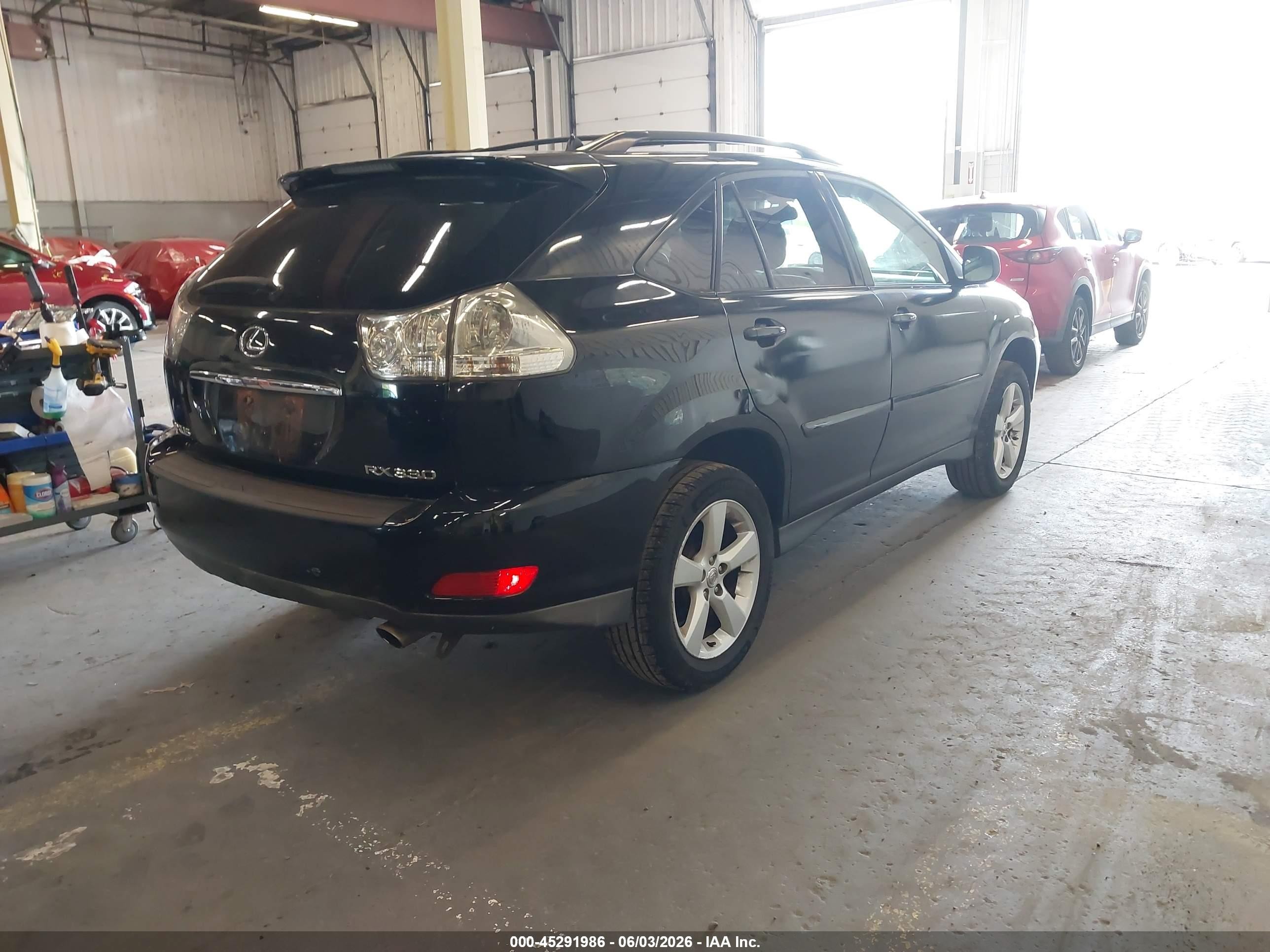 2006 Lexus Rx 330   Black vin: 2T2HA31U56C095233