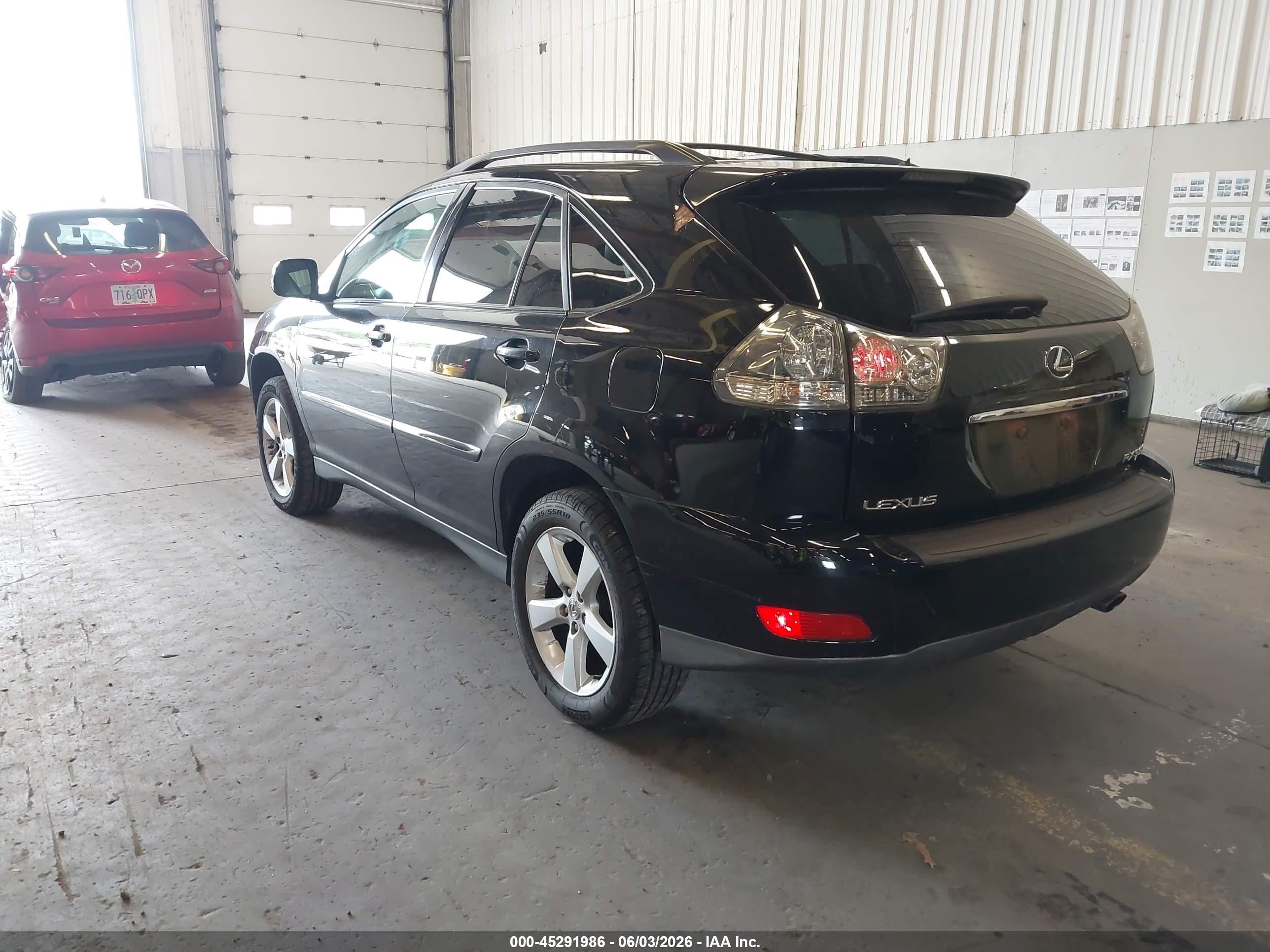 2006 Lexus Rx 330   Black vin: 2T2HA31U56C095233