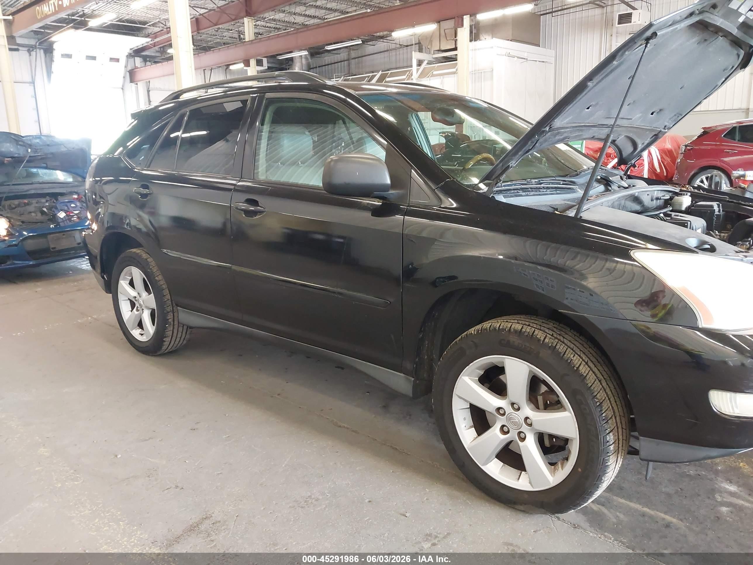 2006 Lexus Rx 330   Black vin: 2T2HA31U56C095233