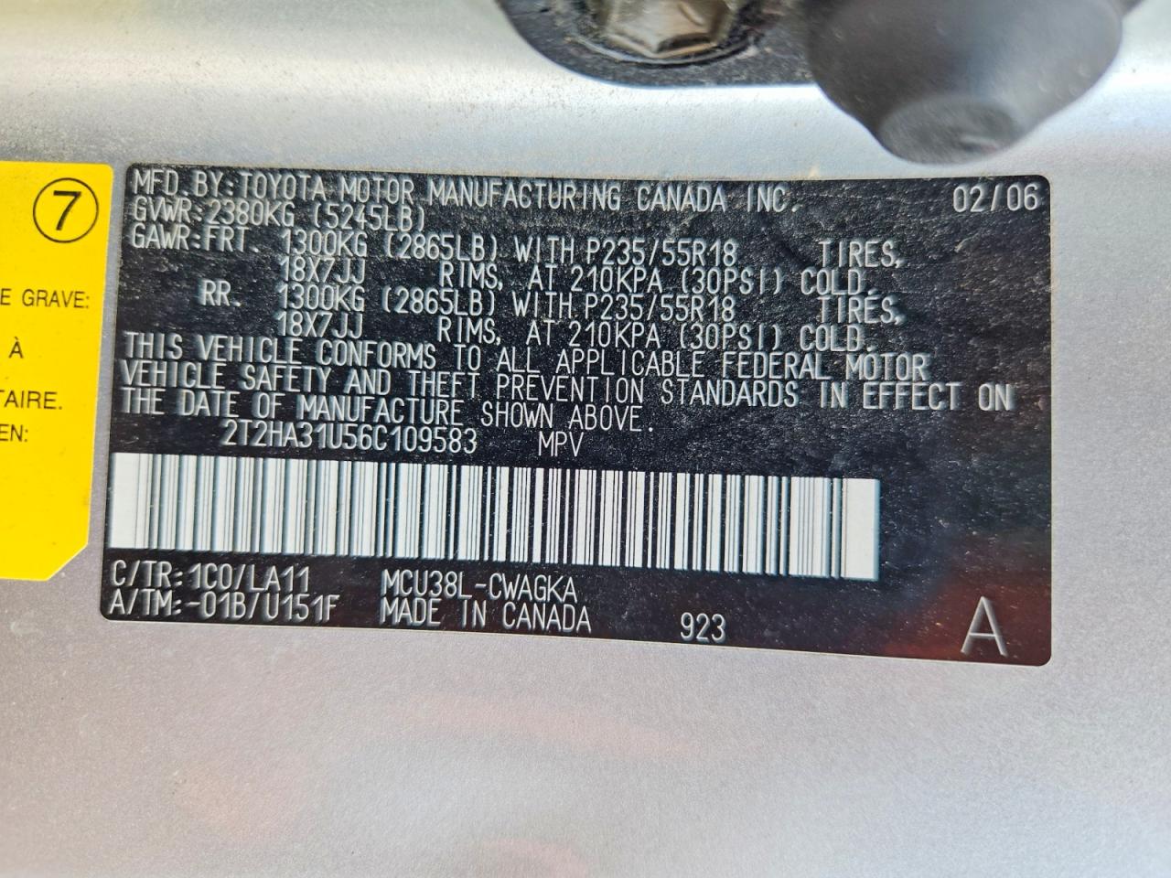 2006 Lexus Rx 330 Silver vin: 2T2HA31U56C109583