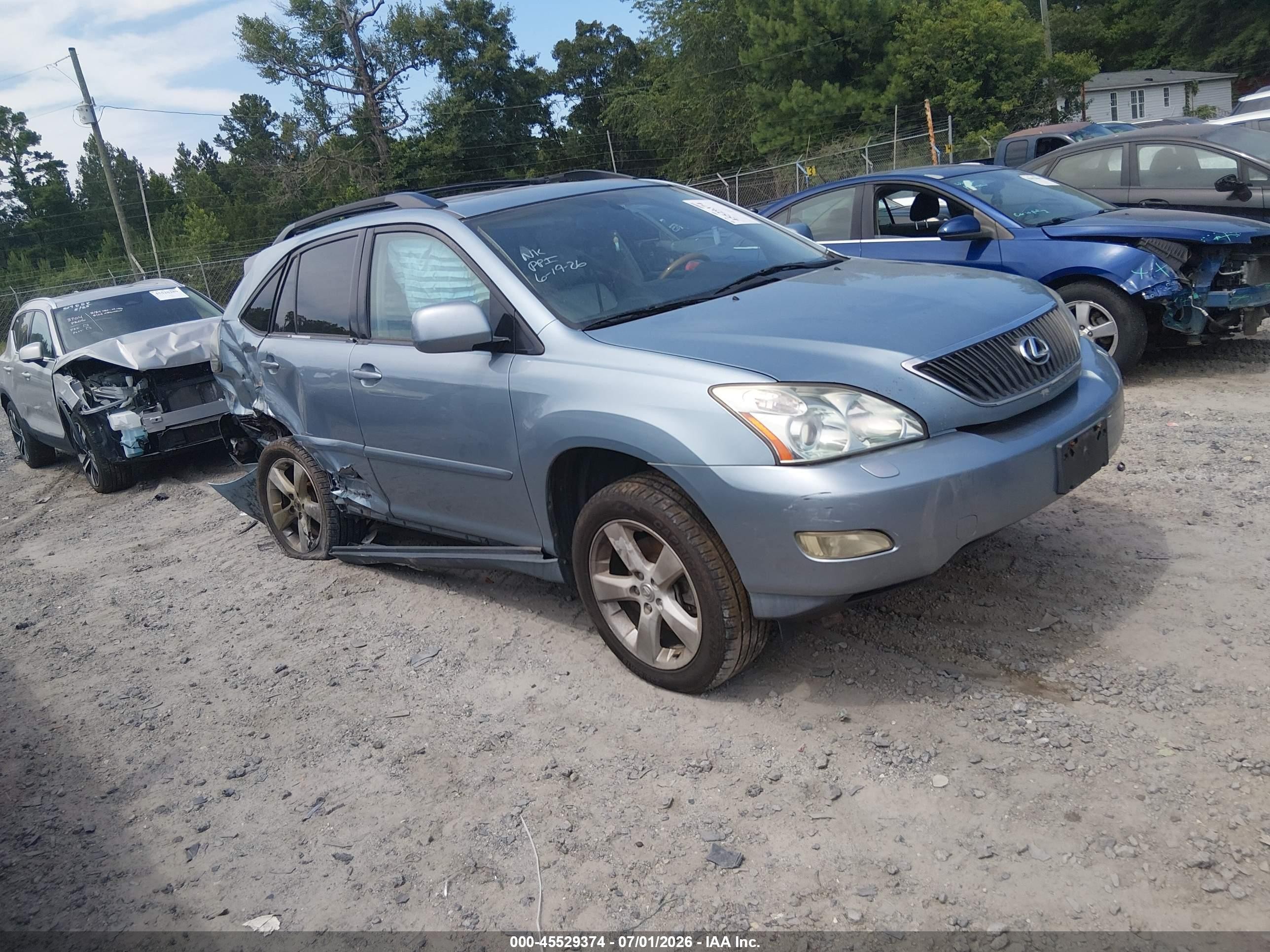 2004 Lexus Rx 330 Blue vin: 2T2HA31U64C003284