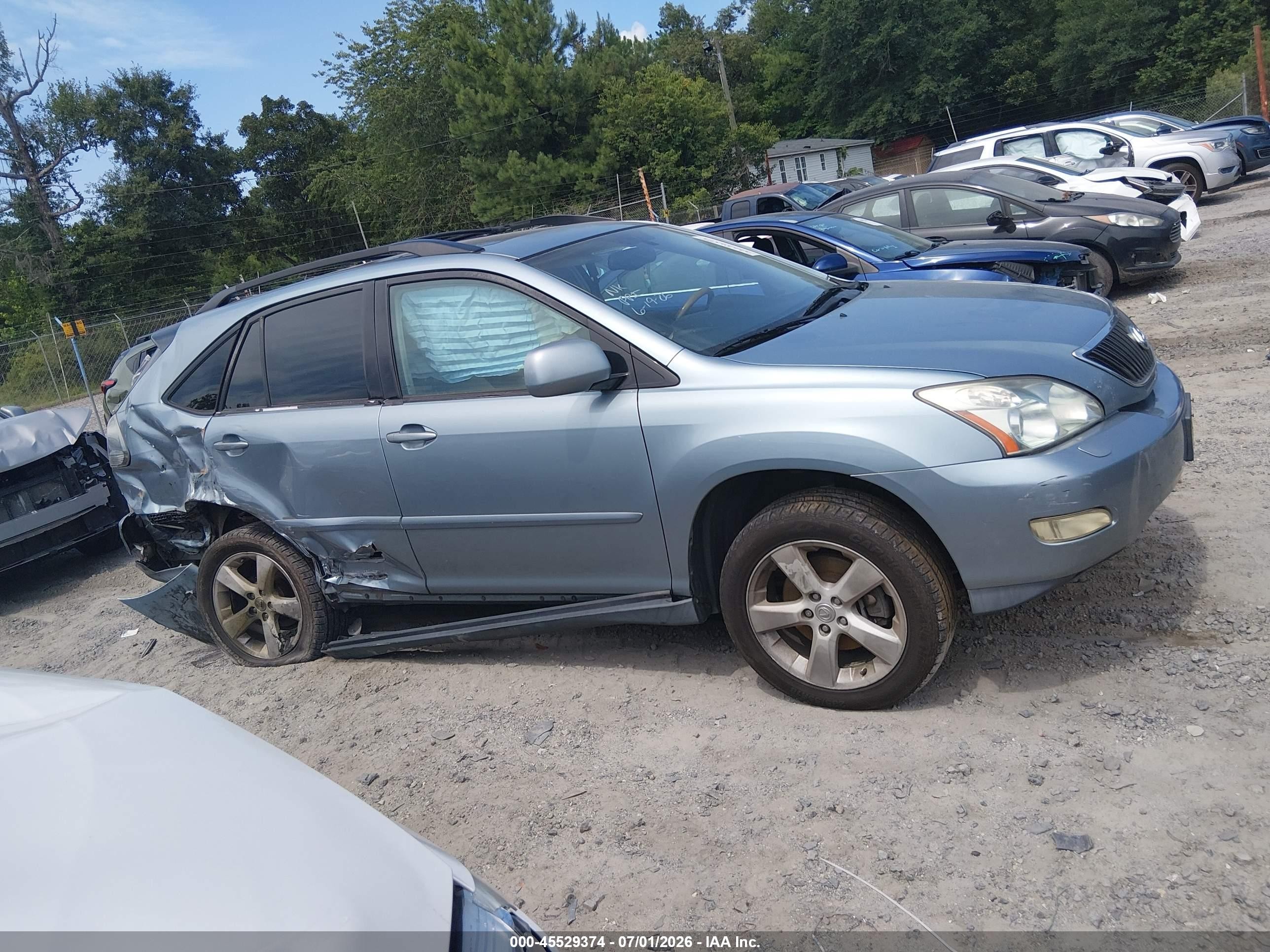 2004 Lexus Rx 330   Blue vin: 2T2HA31U64C003284