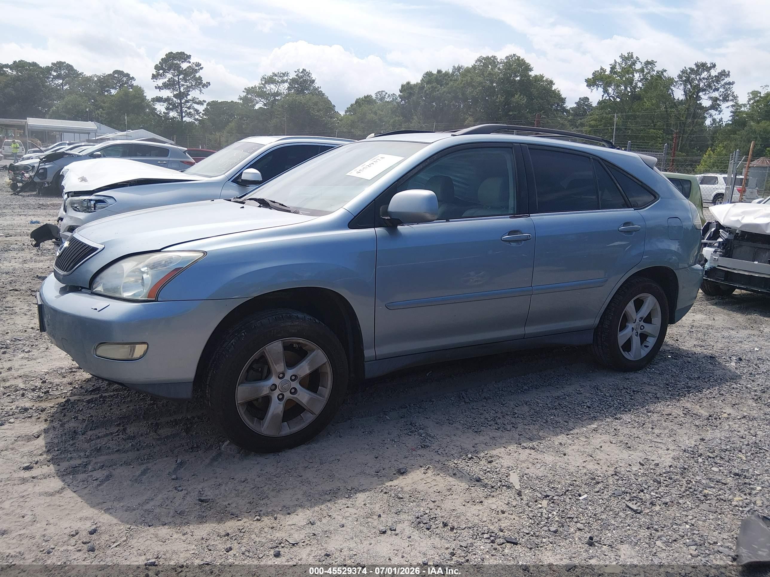 2004 Lexus Rx 330   Blue vin: 2T2HA31U64C003284