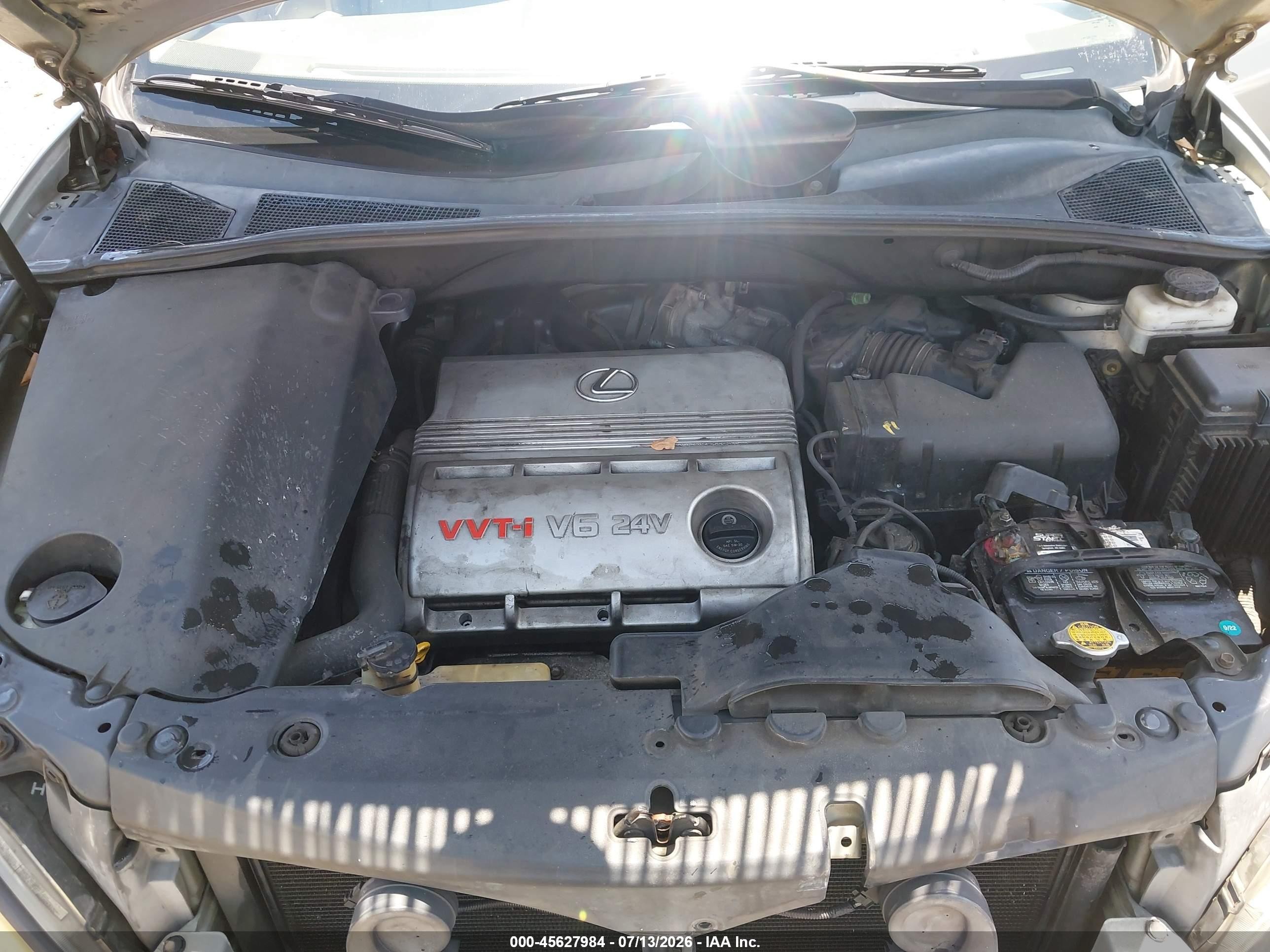 2004 Lexus Rx 330   Серебряный vin: 2T2HA31U64C004855