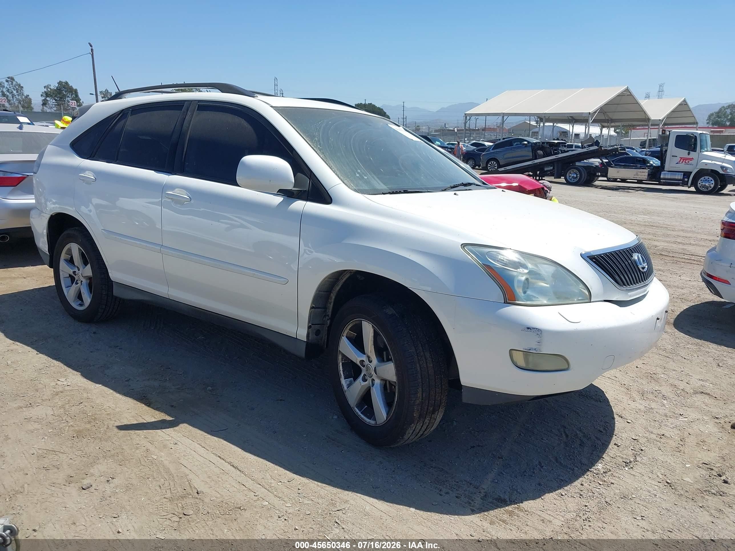 2004 Lexus Rx 330   White vin: 2T2HA31U64C020652