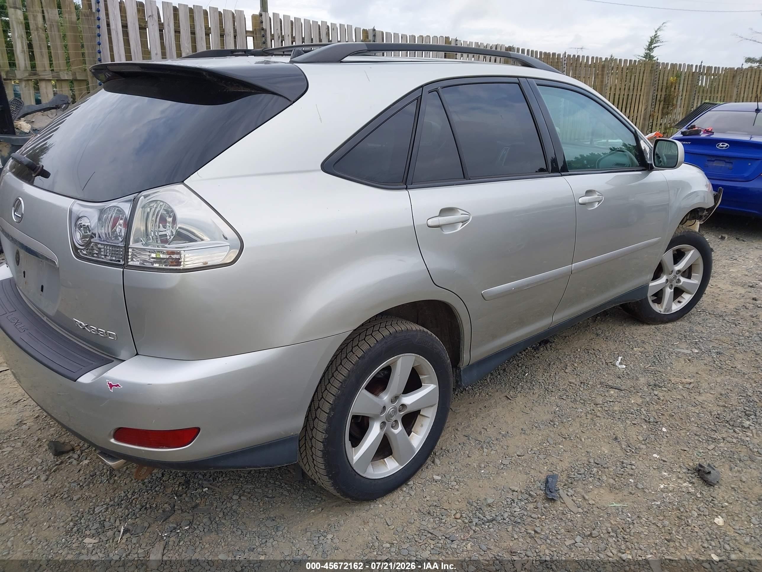 2004 Lexus Rx 330   Silver vin: 2T2HA31U64C021610