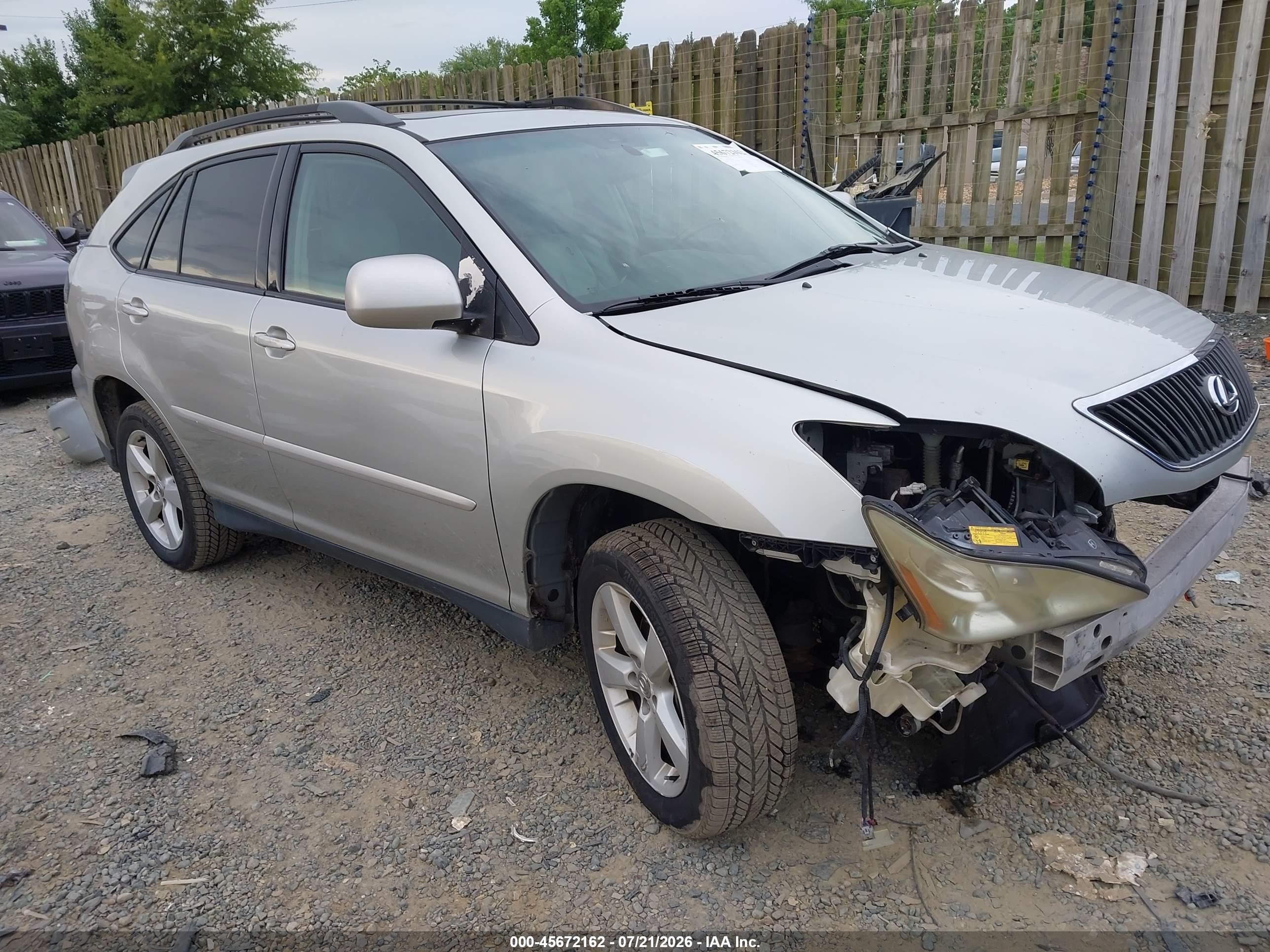 2004 Lexus Rx 330   Silver vin: 2T2HA31U64C021610
