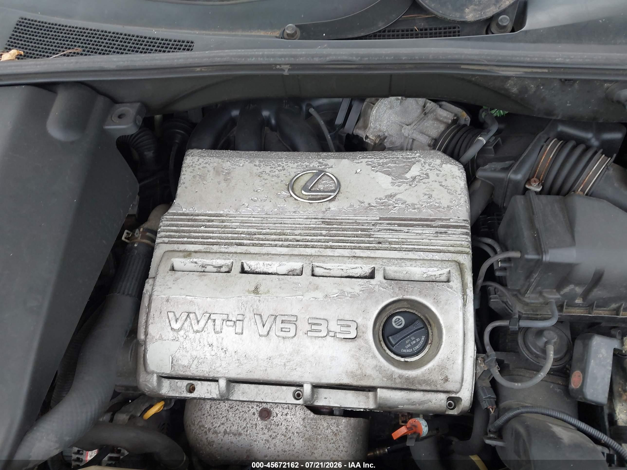 2004 Lexus Rx 330   Silver vin: 2T2HA31U64C021610