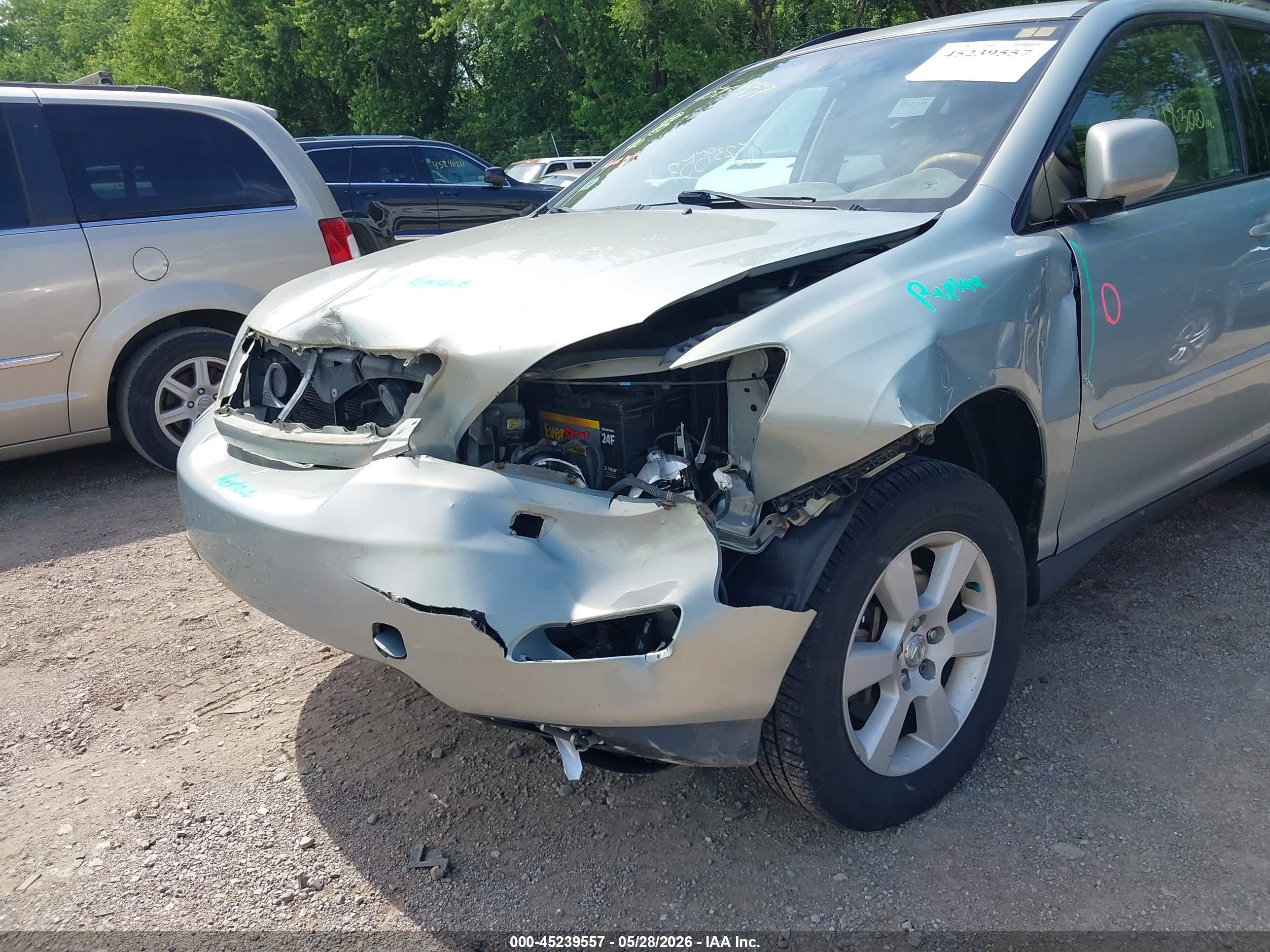 2004 Lexus Rx 330   Champagne vin: 2T2HA31U64C036141