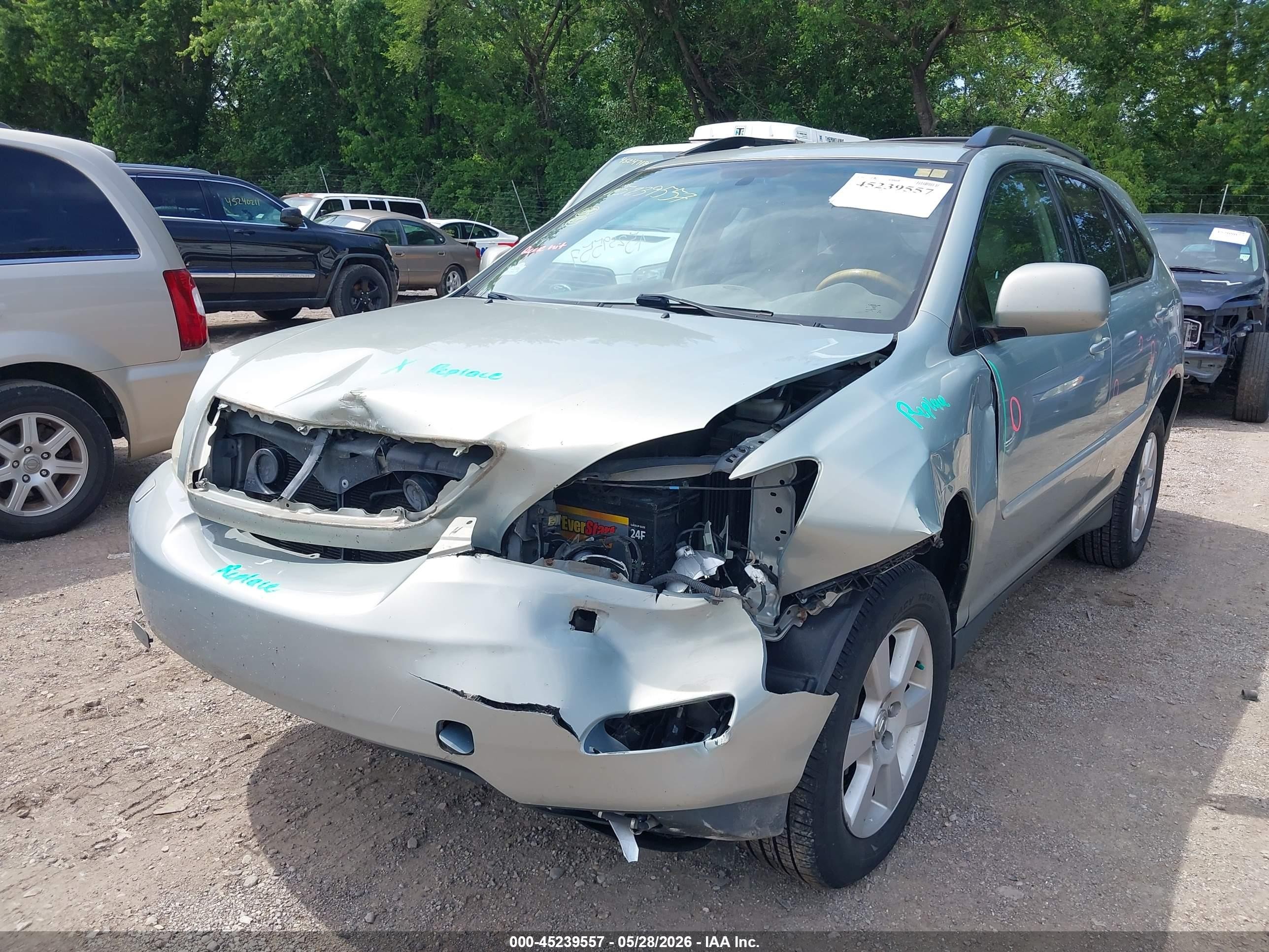 2004 Lexus Rx 330   Champagne vin: 2T2HA31U64C036141
