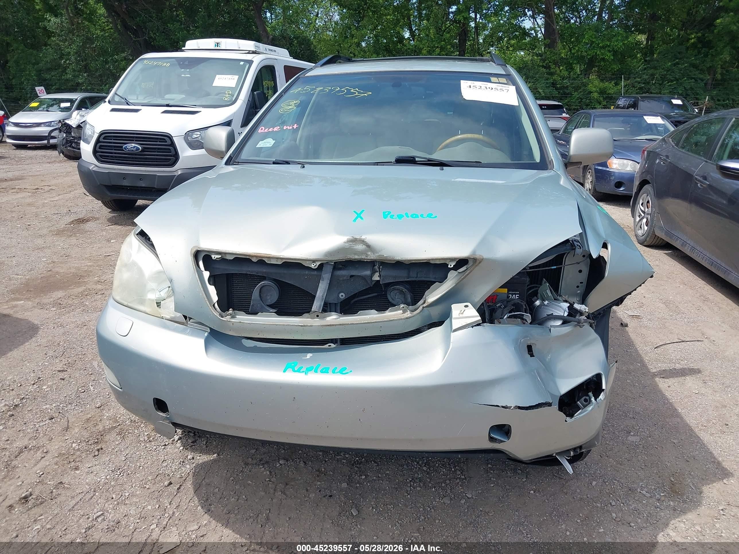 2004 Lexus Rx 330   Champagne vin: 2T2HA31U64C036141