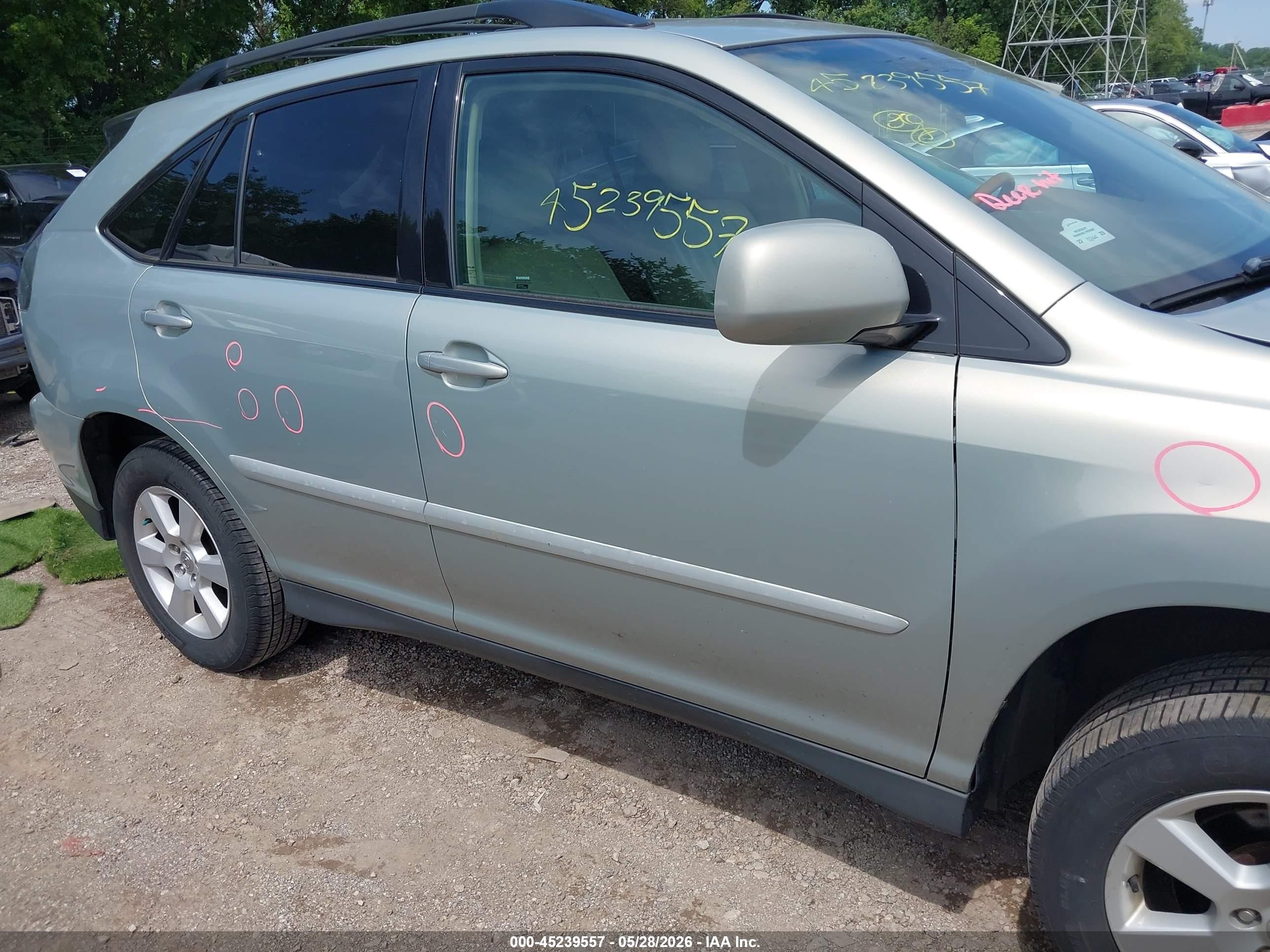 2004 Lexus Rx 330   Champagne vin: 2T2HA31U64C036141