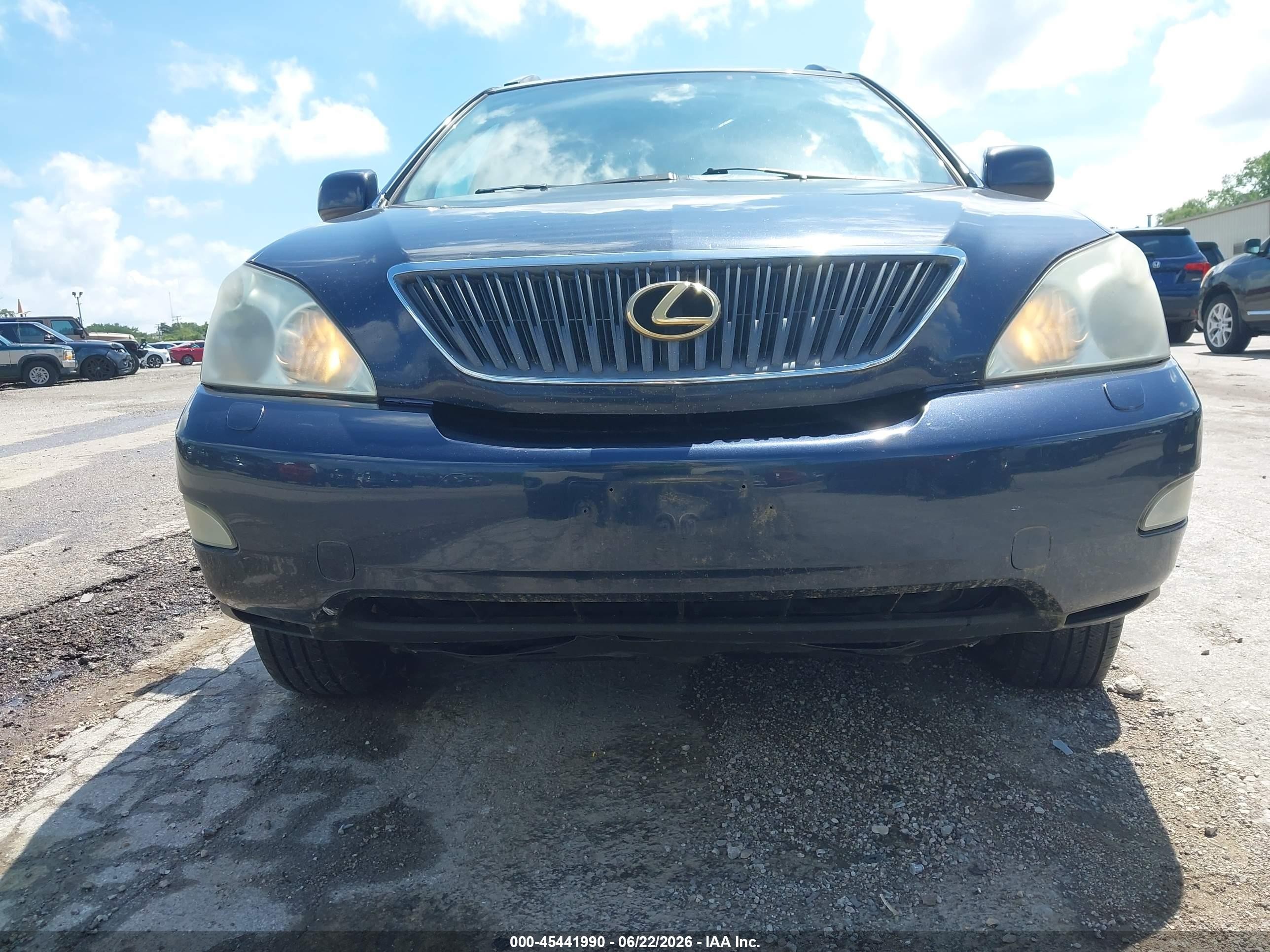 2005 Lexus Rx 330   Blue vin: 2T2HA31U65C046248