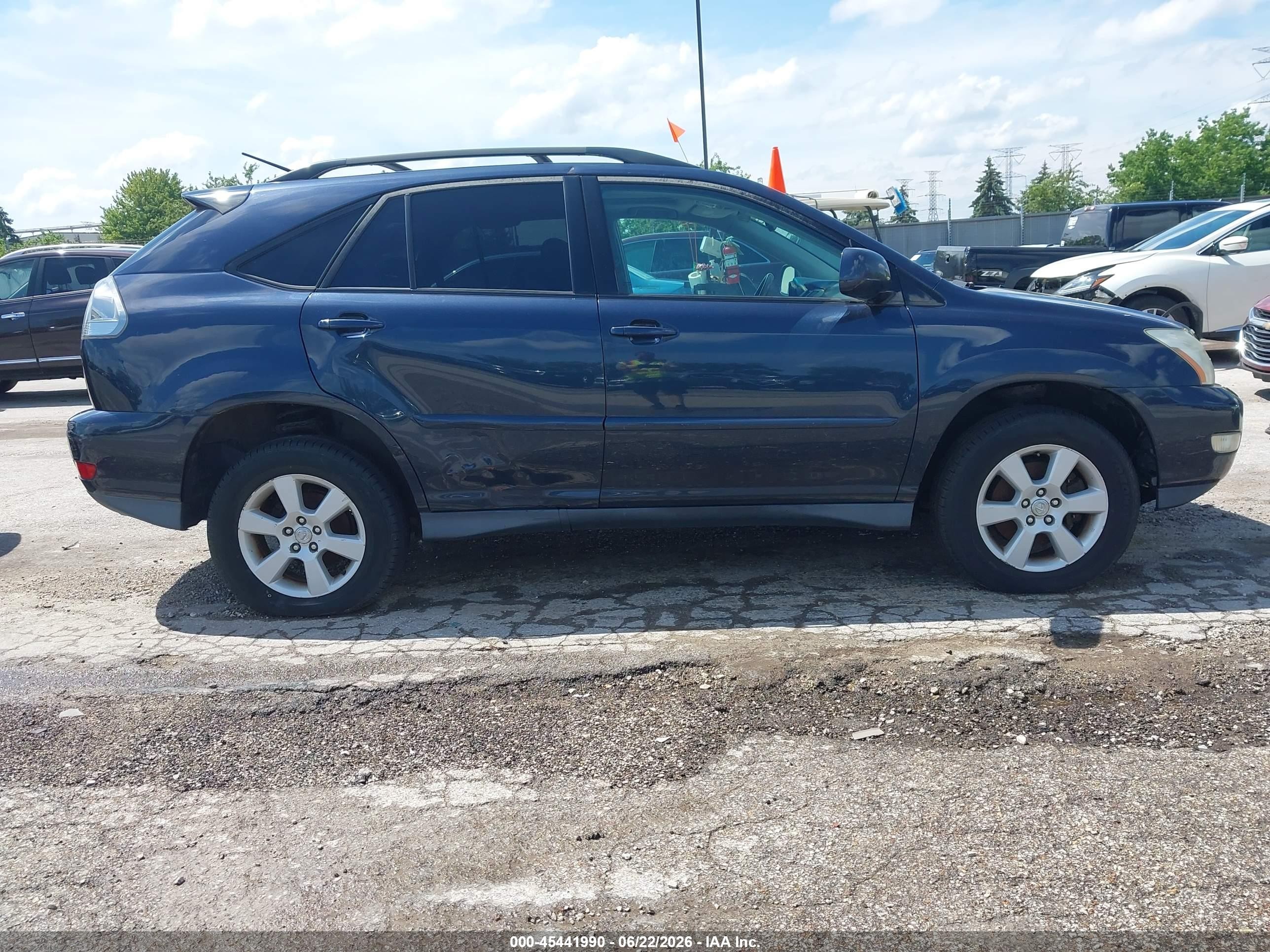 2005 Lexus Rx 330   Blue vin: 2T2HA31U65C046248