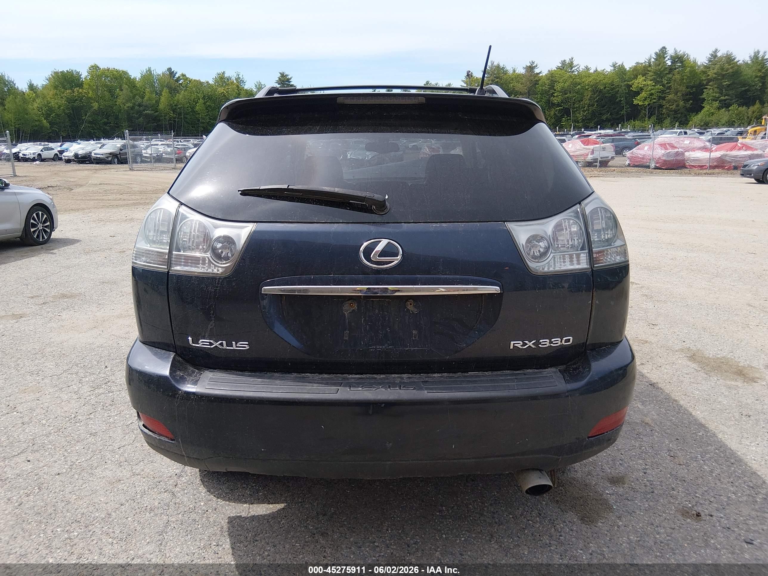 2005 Lexus Rx 330   Dark Blue vin: 2T2HA31U65C065382