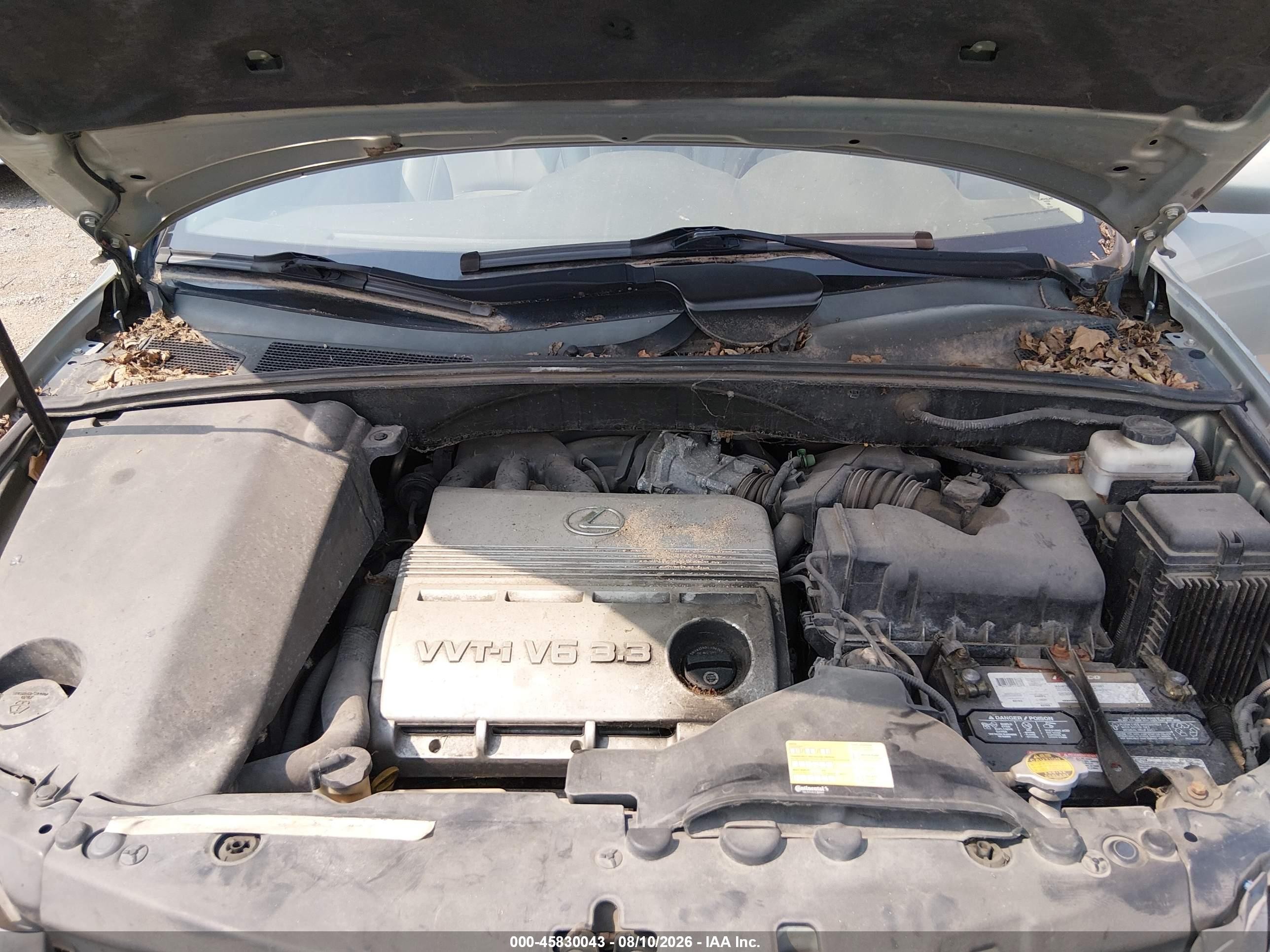 2005 Lexus Rx 330   Silver vin: 2T2HA31U65C072462