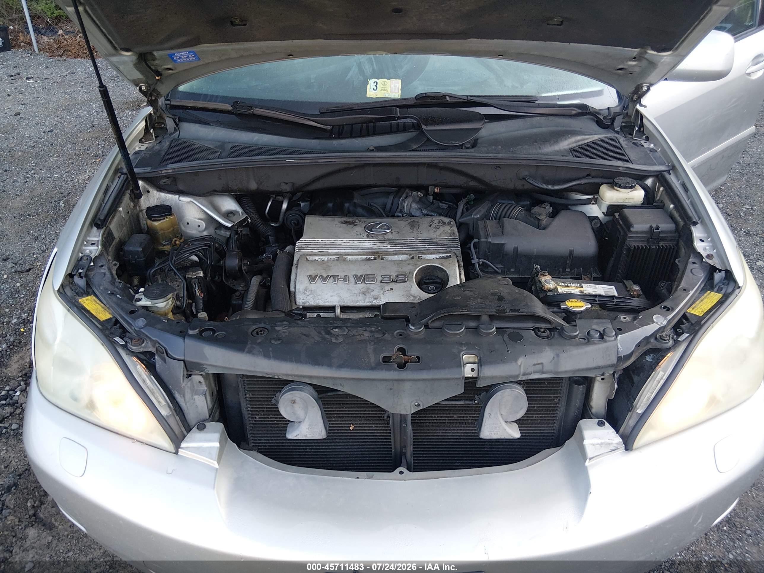 2005 Lexus Rx 330   Серебряный vin: 2T2HA31U65C084417