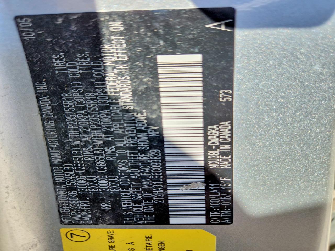 2006 Lexus Rx 330 Silver vin: 2T2HA31U66C093829