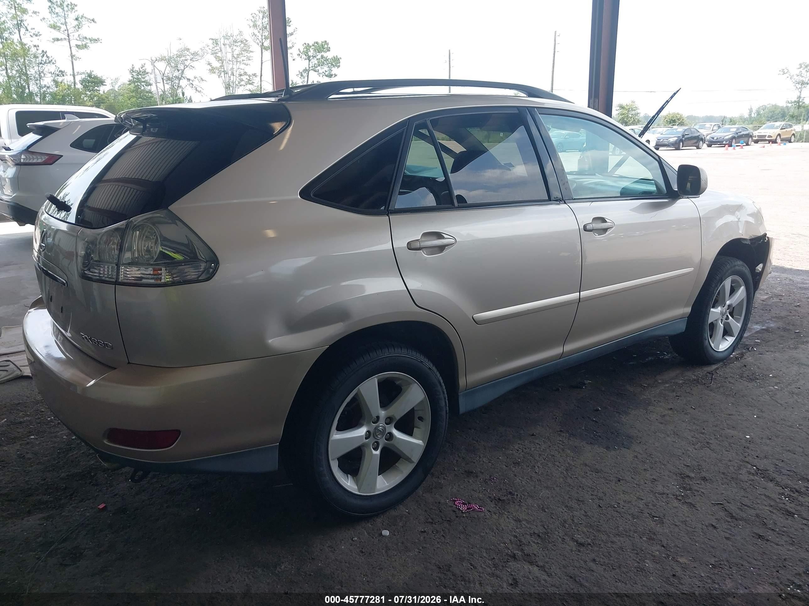 2004 Lexus Rx 330   Champagne vin: 2T2HA31U74C003049