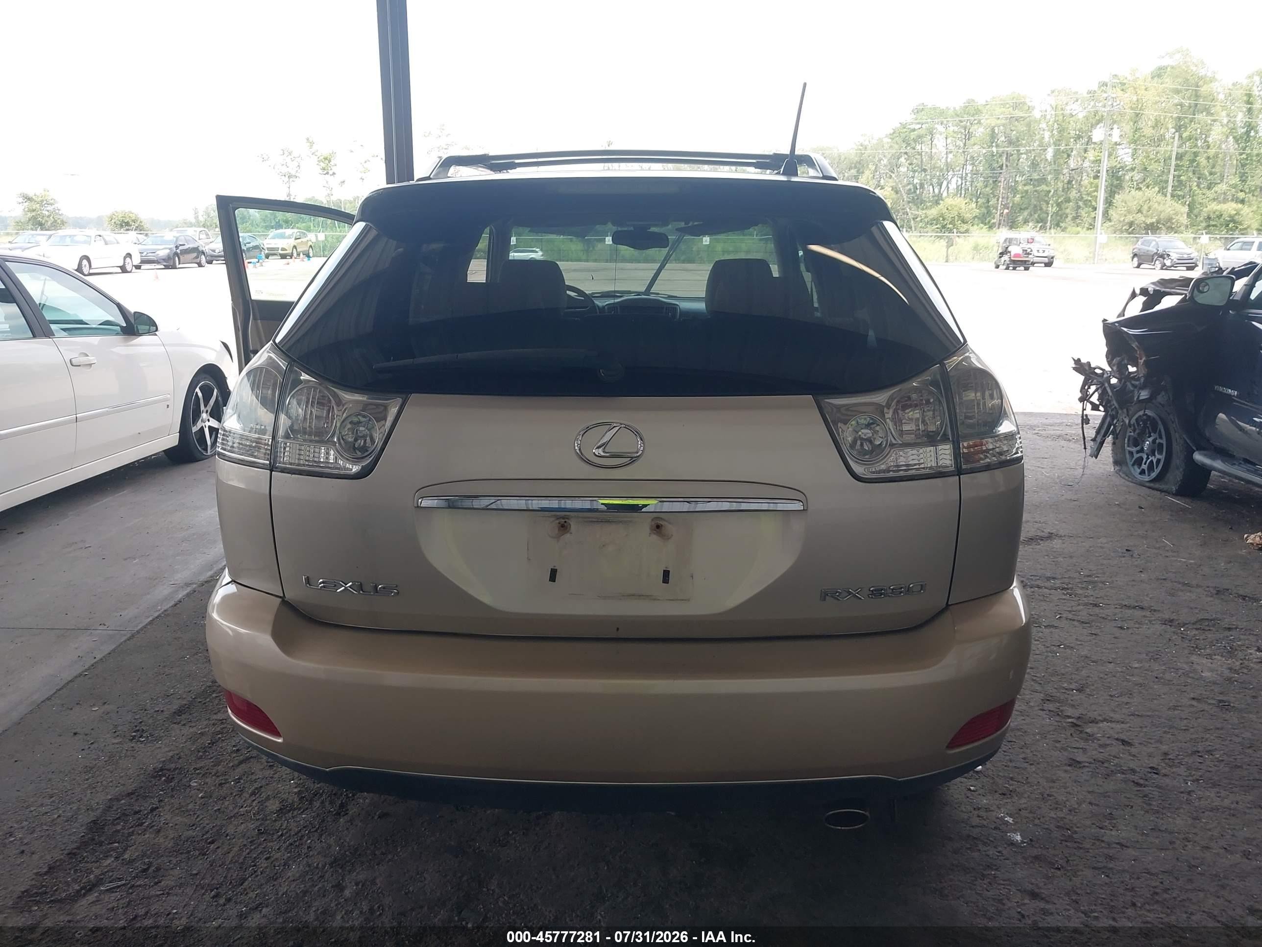 2004 Lexus Rx 330   Champagne vin: 2T2HA31U74C003049