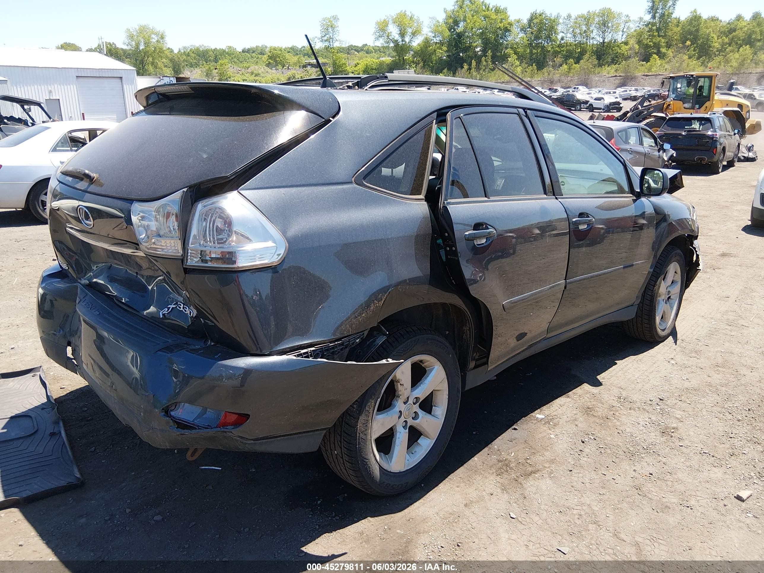 2004 Lexus Rx 330   Gray vin: 2T2HA31U74C018599